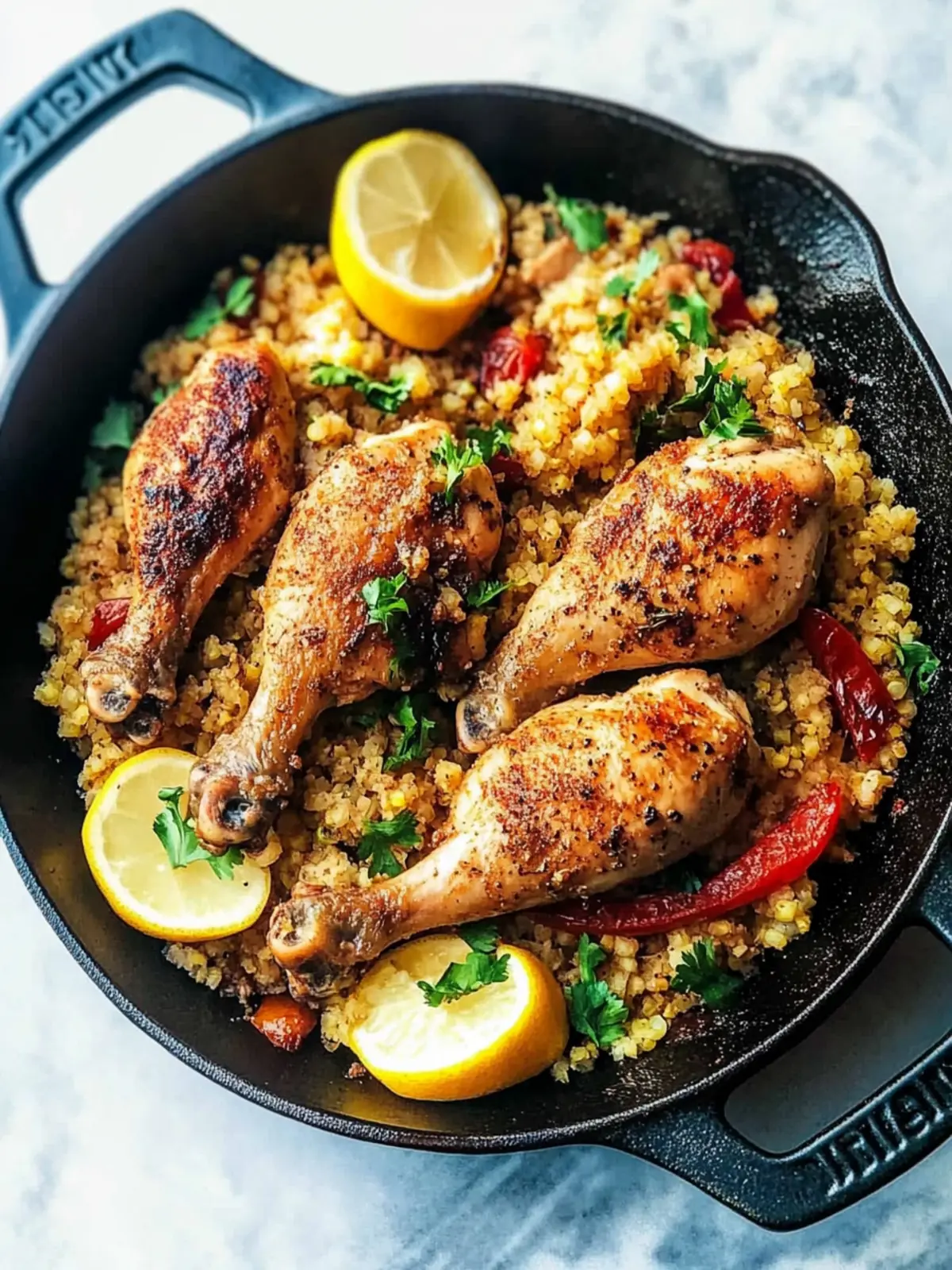 Spanish Chicken And Cauliflower Rice for a Flavorful Feast 2 Spanish Chicken And Cauliflower Rice