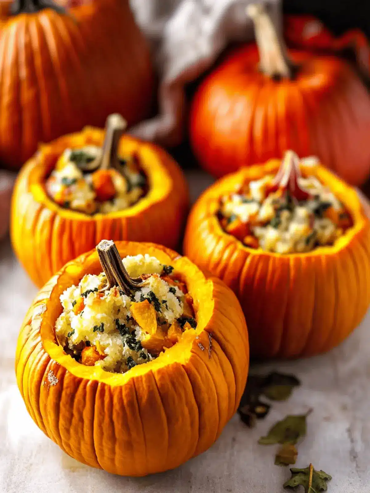 Savory Stuffed Pumpkin with Turkey Sausage for Fall Bliss 2 Stuffed Pumpkin