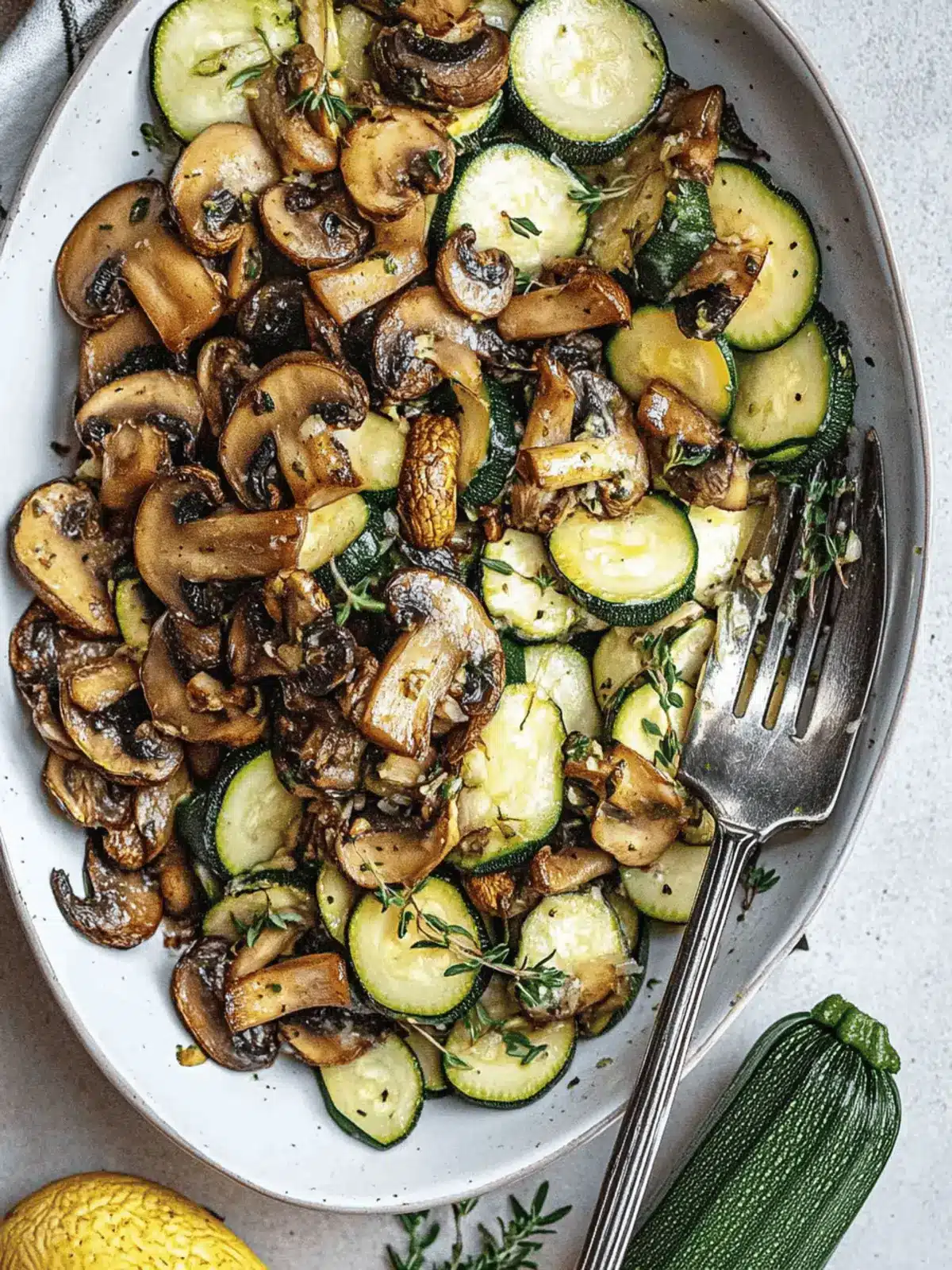 Saut ed Zucchini and Mushrooms for a Flavorful Feast 3 Zucchini and Mushrooms