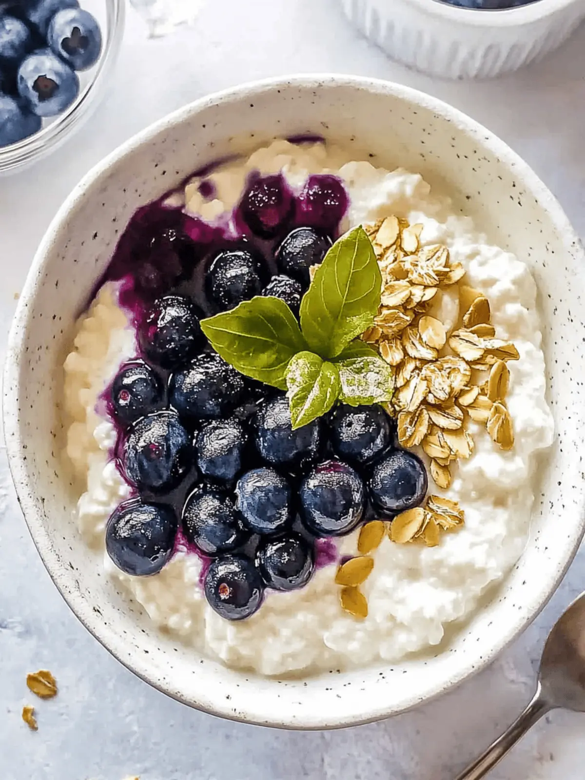 Delicious Blueberry Cottage Cheese Bowl You Need to Try! 4 Blueberry Cottage Cheese Bowl