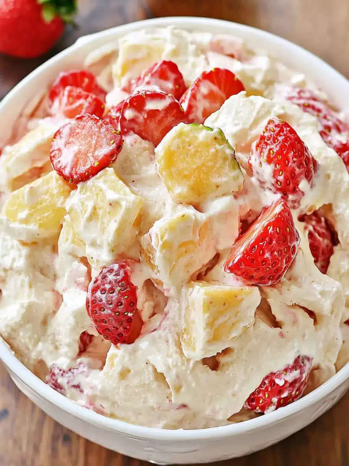 Irresistible Strawberry Cheesecake Salad for Sweet Summer Days 3 Strawberry Cheesecake Salad