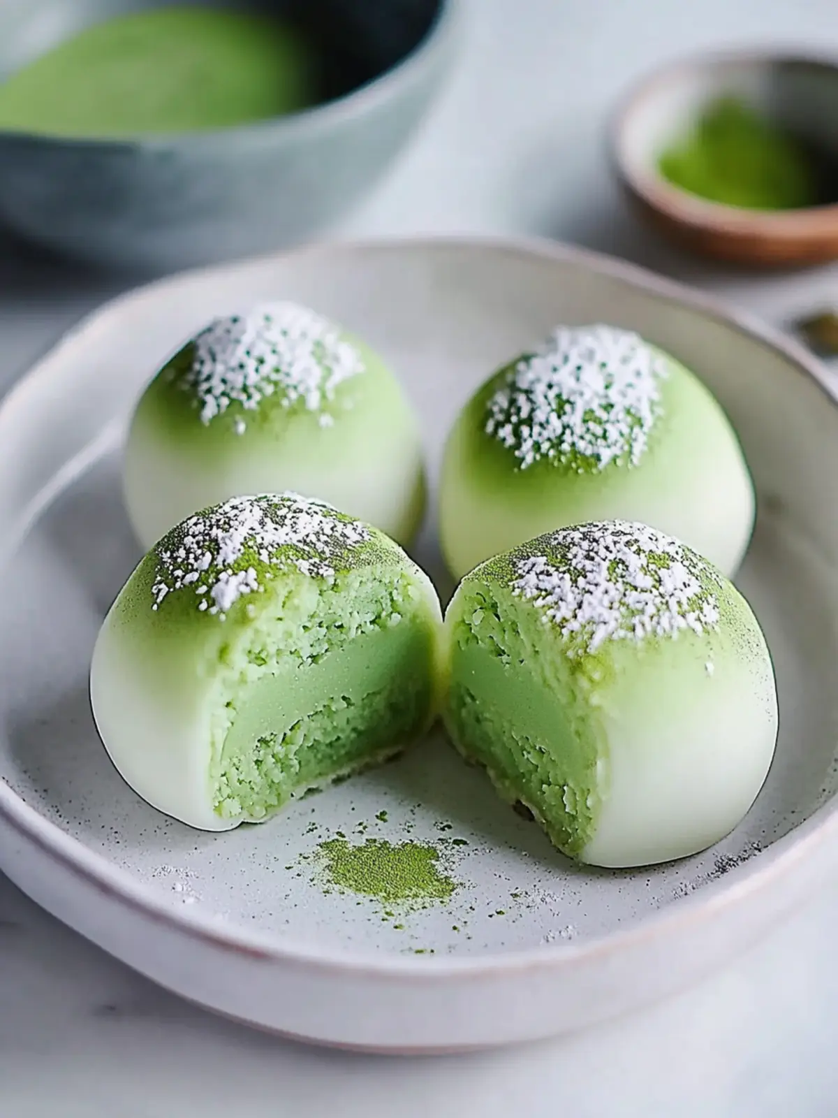 Delicious Matcha Cream Cheese Daifuku You ll Love to Make 4 Matcha Cream Cheese Daifuku