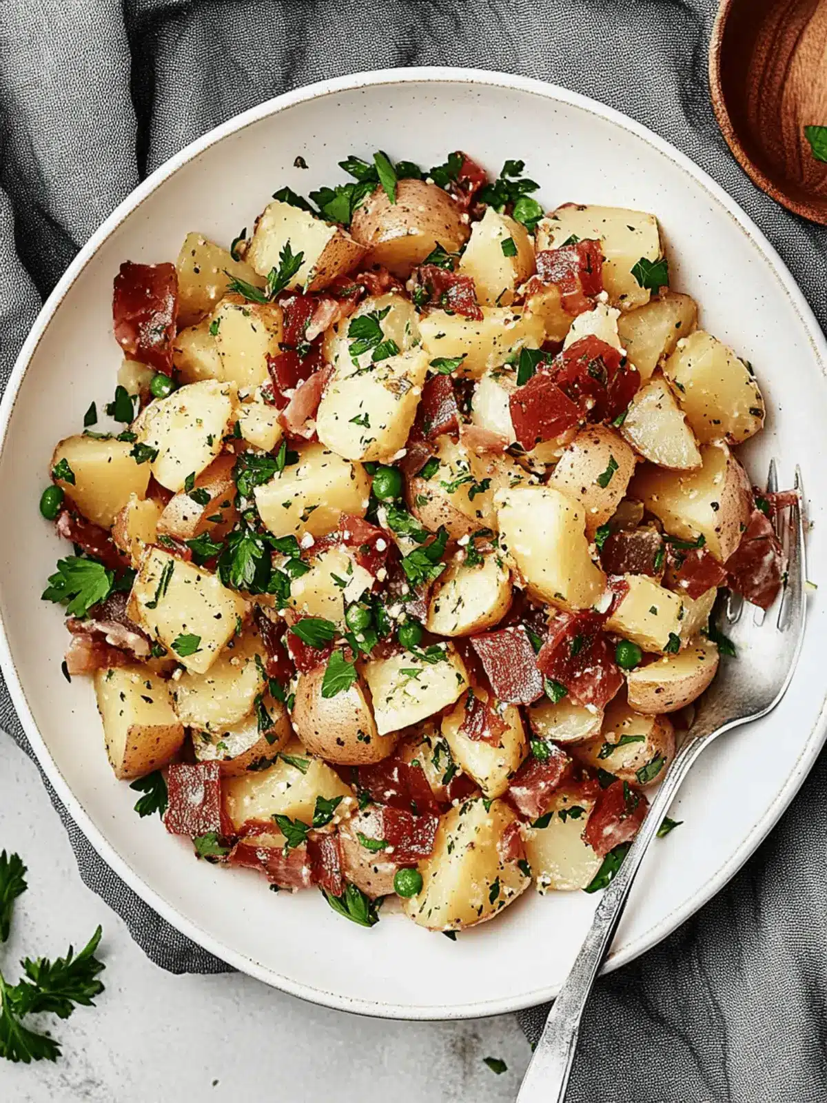 Savory German Potato Salad Loaded with Crispy Bacon Goodness 4 German Potato Salad
