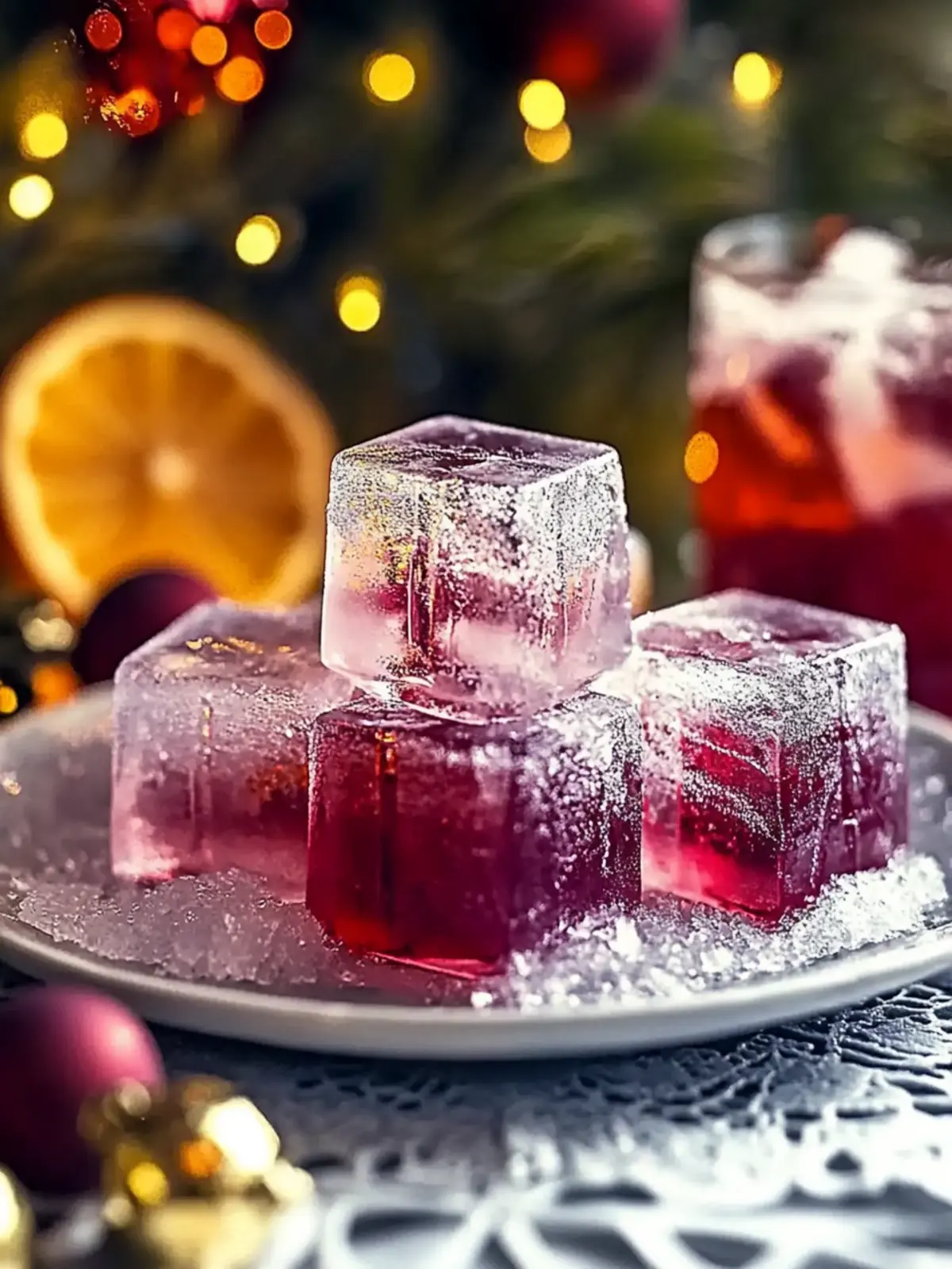 Chill Out with Festive Christmas Ice Cubes for Holiday Cheer 3 Christmas Ice Cubes