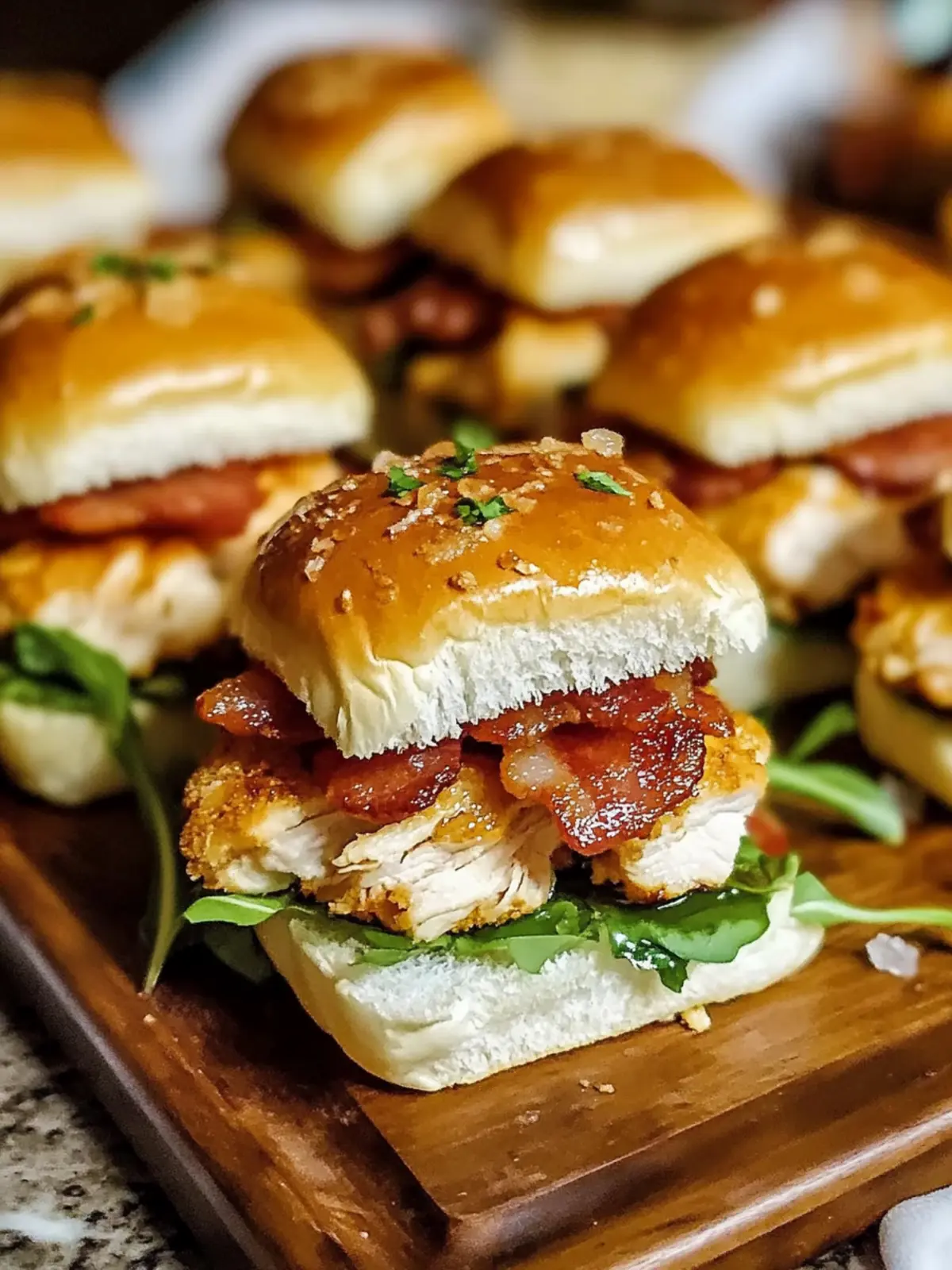 Savory Maple Chicken Bacon Sliders for Your Next Game Day! 2 Maple Chicken Bacon Sliders