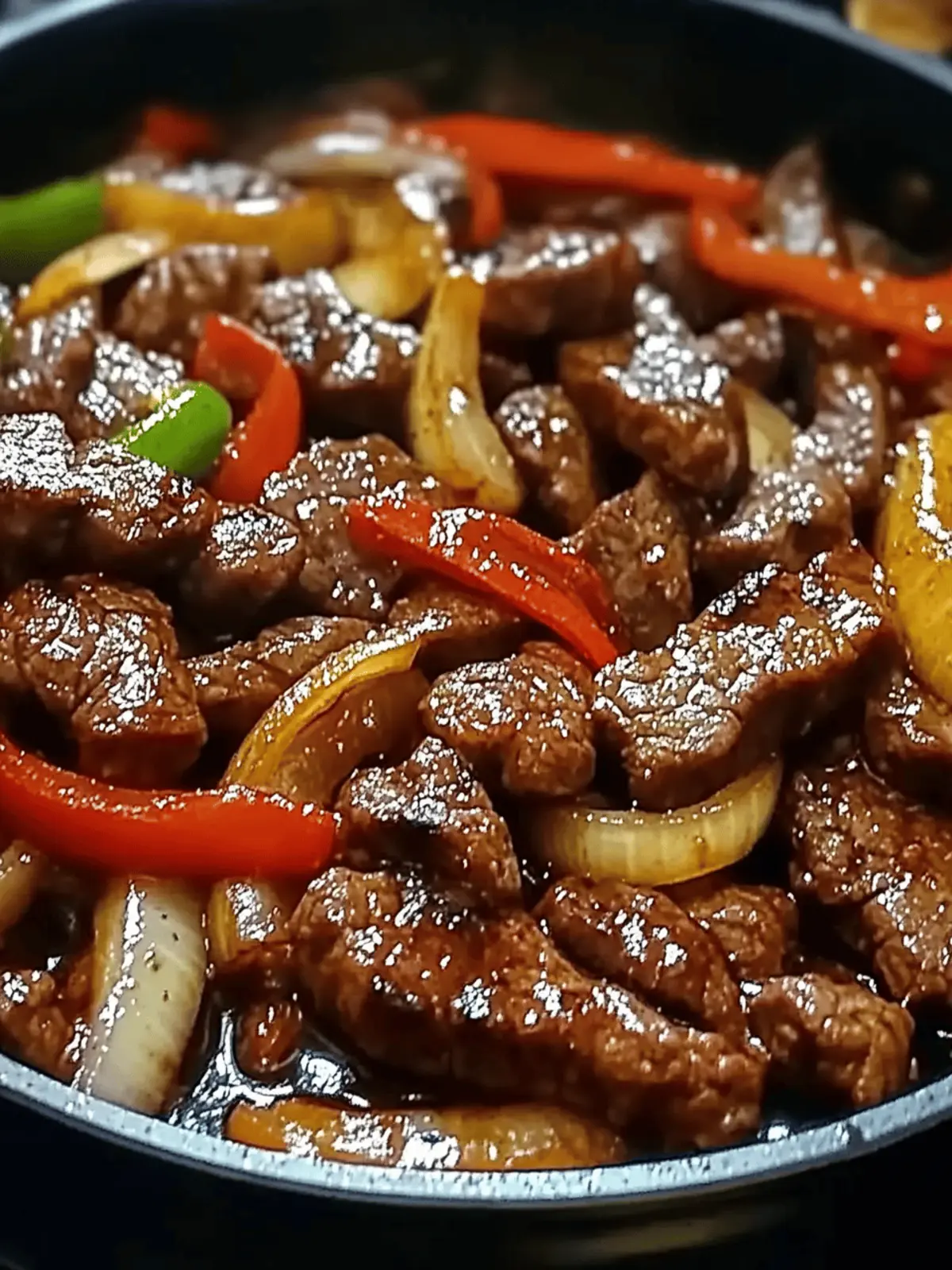 Sizzling Chinese Pepper Steak with Onions: A Home Cook's Delight 3 Sizzling Chinese Pepper Steak with Onions
