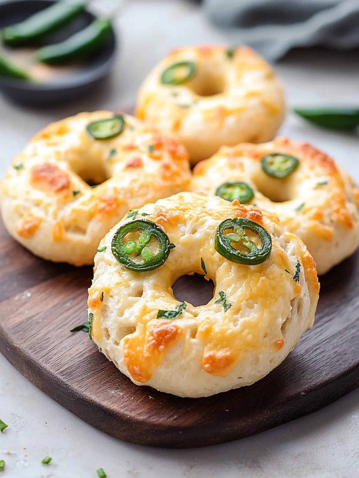 Spice Up Mornings with Jalapeno Cheddar Greek Yogurt Bagels 2 Jalapeno Cheddar Greek Yogurt Bagels