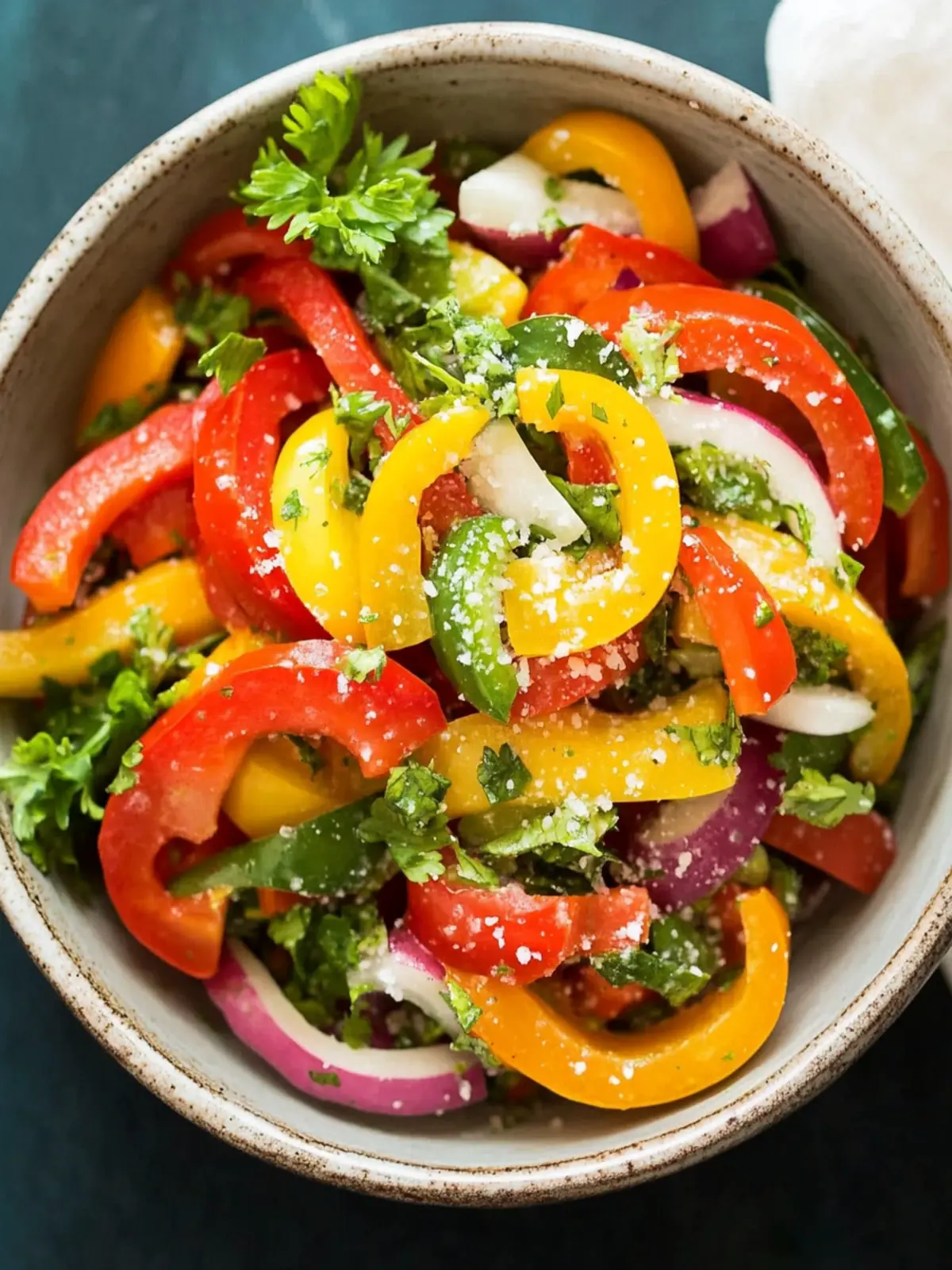 Brighten Your Day with Zesty Three Pepper Salad Delight 2 Three Pepper Salad