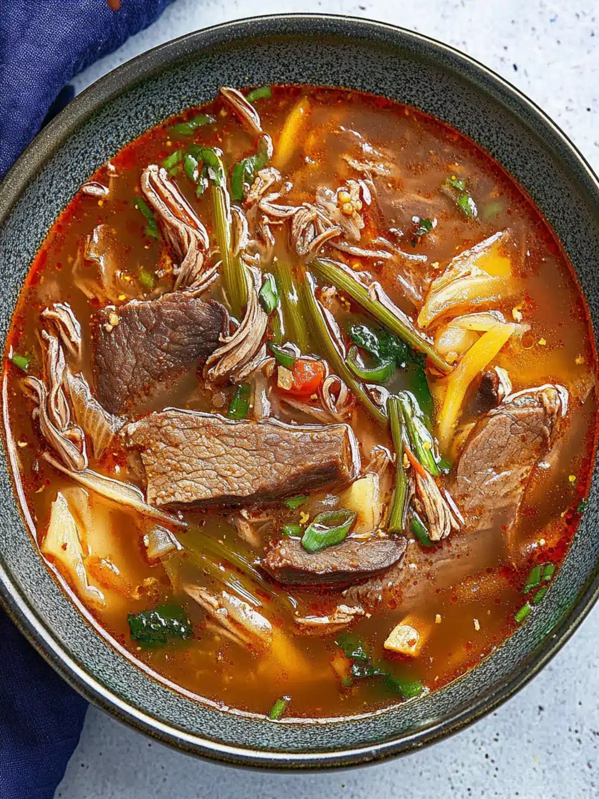 Spicy Korean Beef and Vegetable Soup for Cozy Nights 2 Spicy Korean Beef and Vegetable Soup
