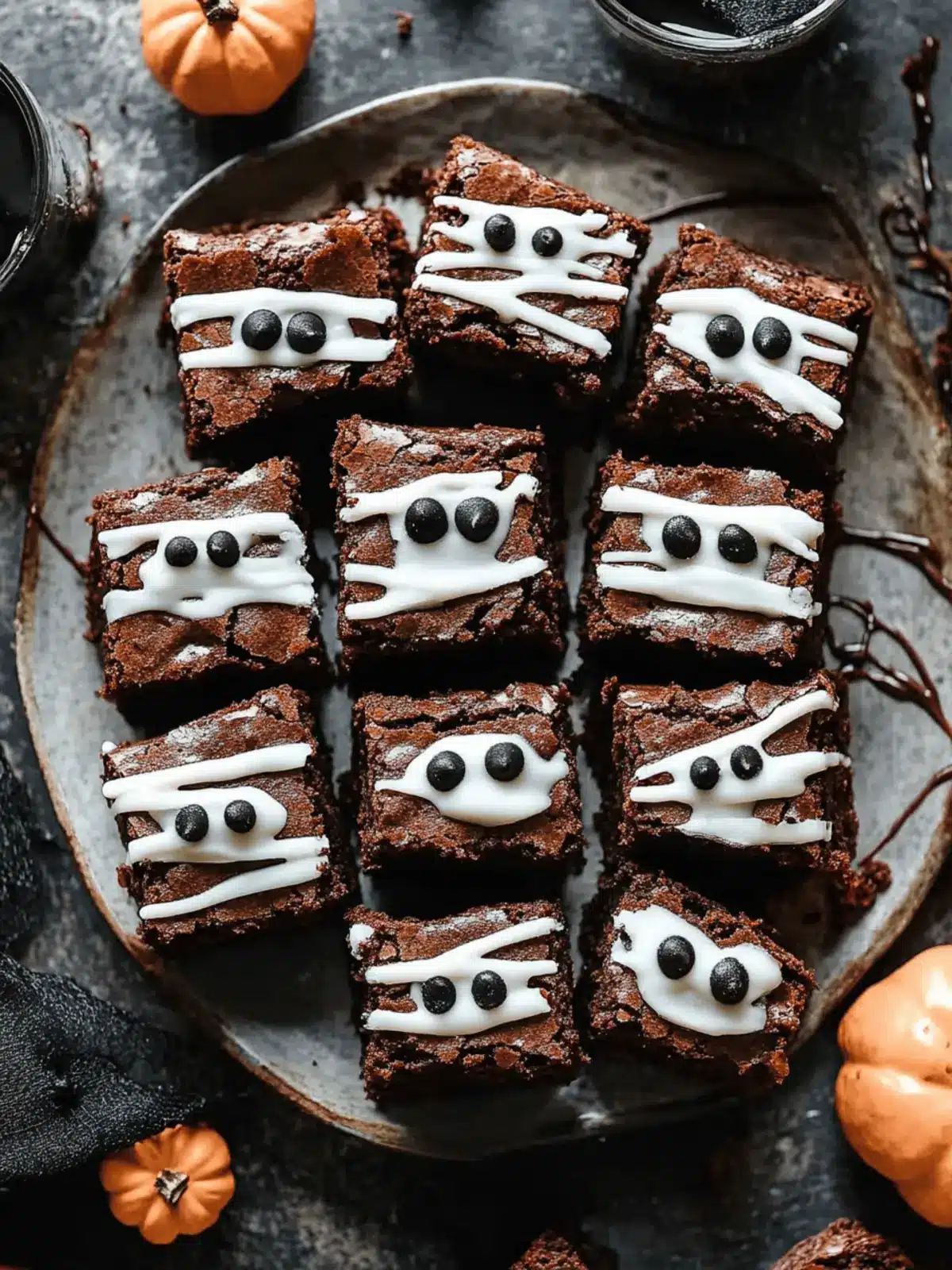 Mummy Halloween Brownies: A Festive Treat for All Ages 3 Mummy Halloween Brownies