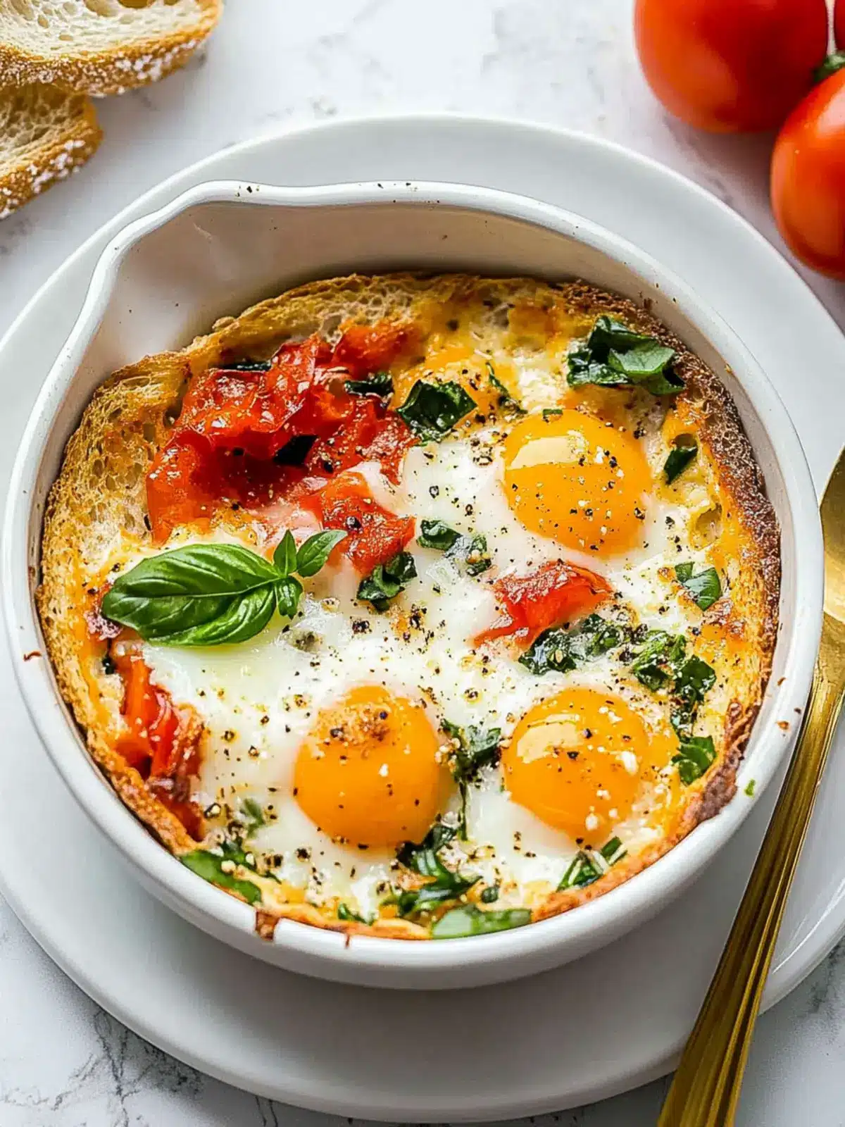 Savor the Flavor: Easy Baked Feta Eggs for Your Brunch Bliss 2 Baked Feta Eggs