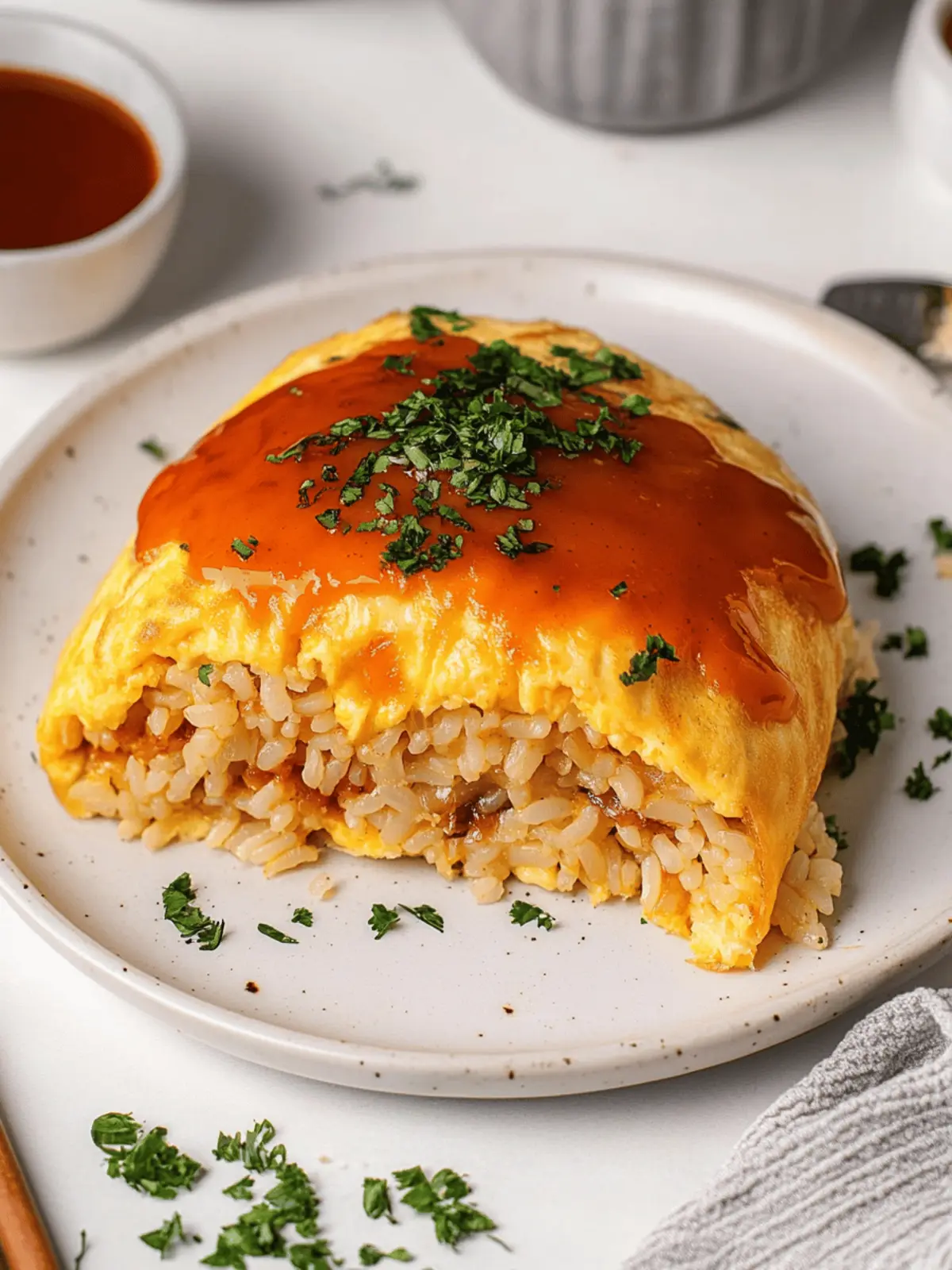 Tasty Omurice: Your New Favorite Japanese Rice Omelet! 2 Omurice (Japanese Rice Omelet)