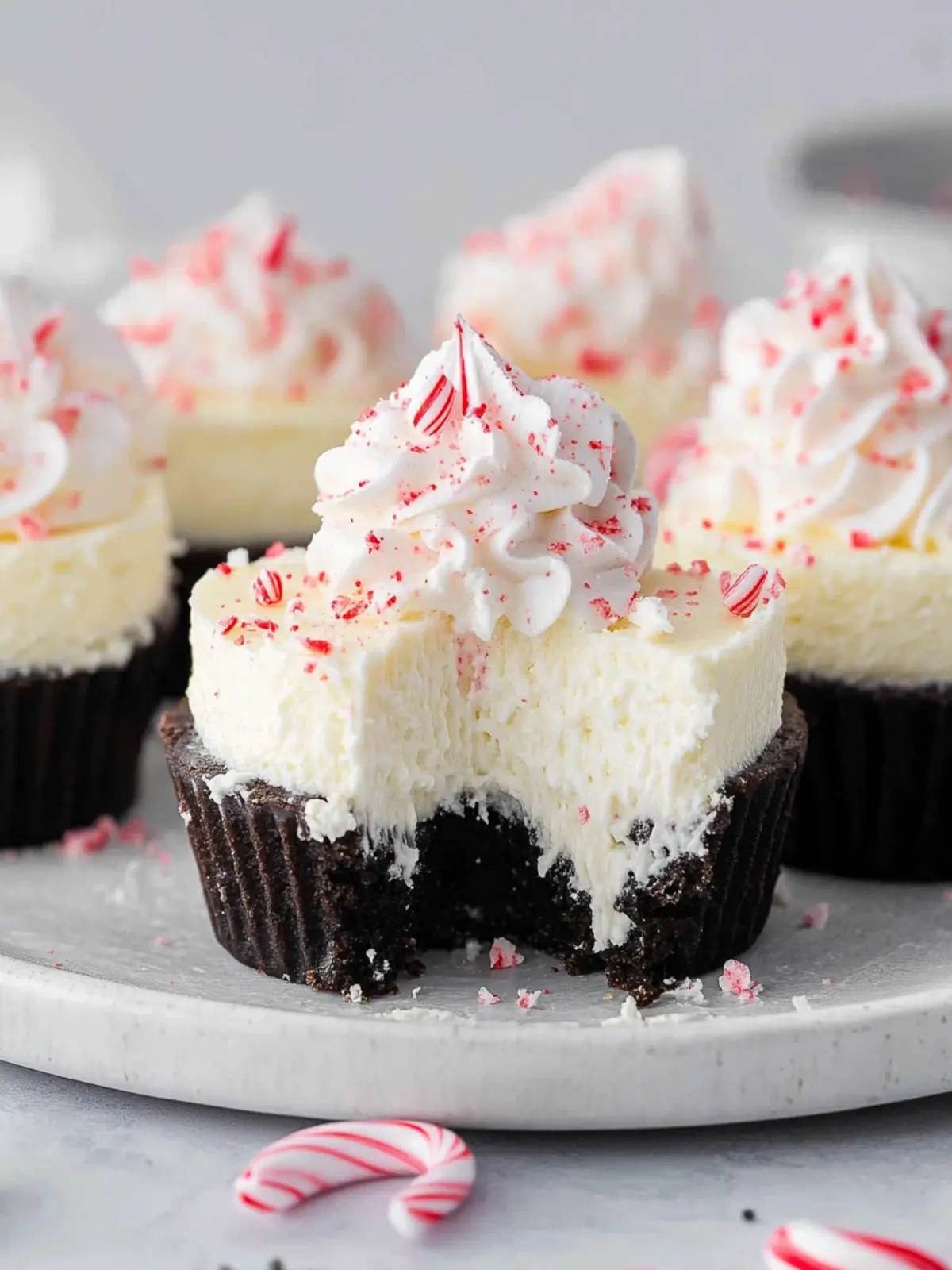 Irresistible Peppermint Cheesecakes for the Holidays 4 Peppermint Cheesecakes