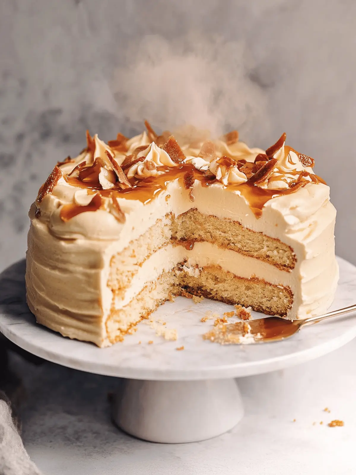 Delight in a Fluffy Caramel Cloud Cake That Melts in Your Mouth 2 Caramel Cloud Cake