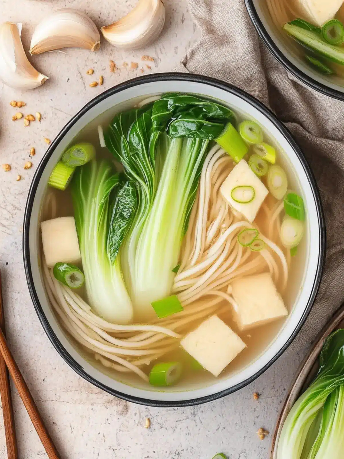 Bok Choy Soup With Garlic And Ginger for Instant Comfort Bliss 2 Bok Choy Soup With Garlic And Ginger