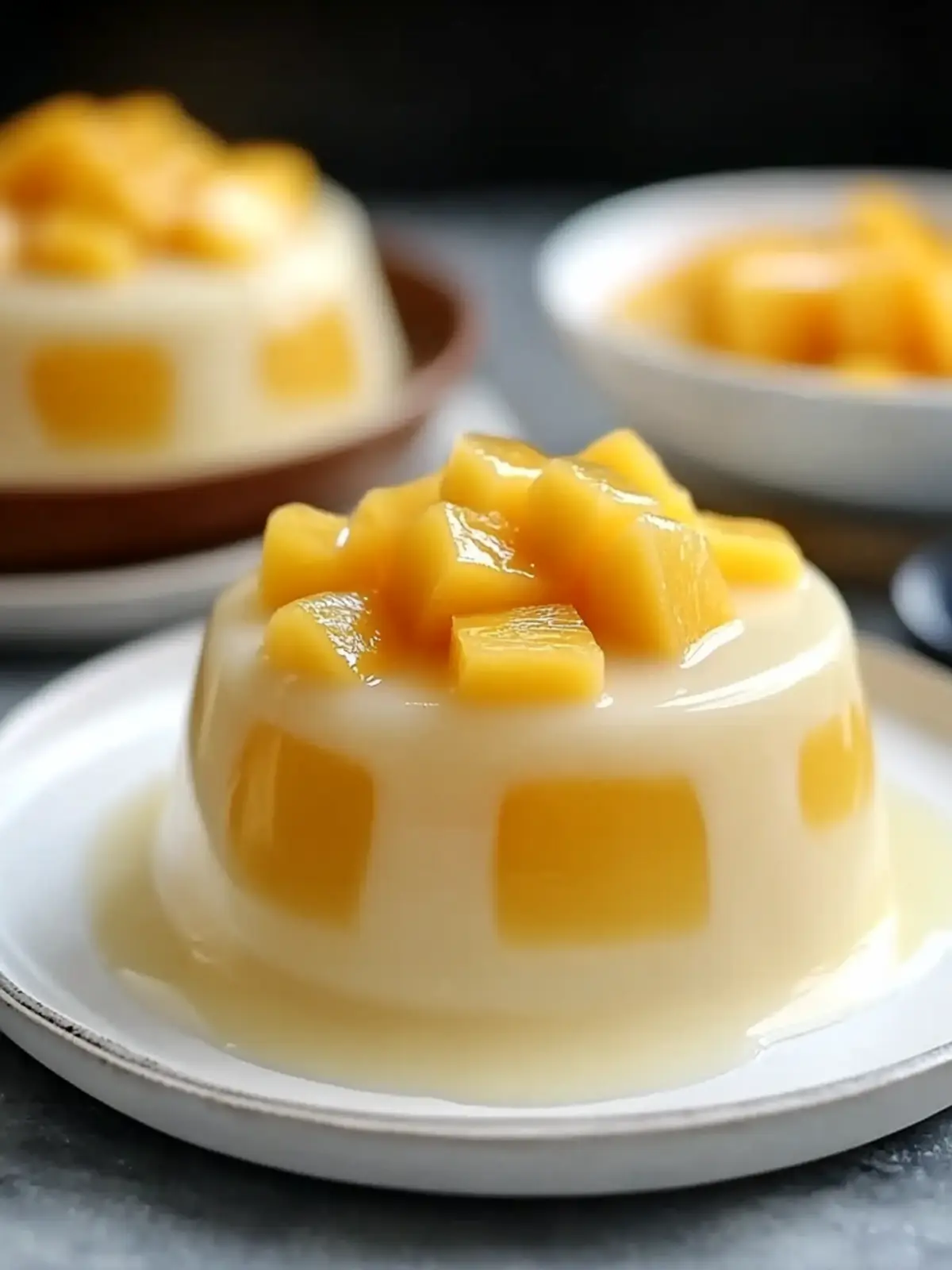 Creamy Mango Coconut Pudding That Dances on Your Tastebuds 3 Mango Coconut Pudding