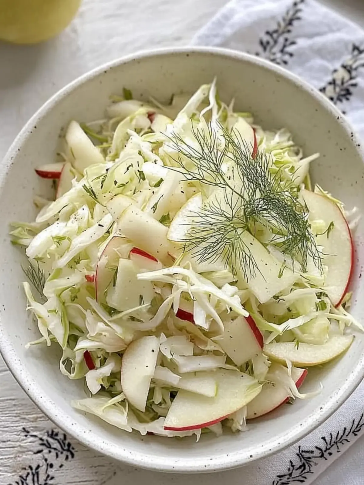 Fennel, Apple & Cabbage Slaw Salad for Fresh Flavor Boost 3 Fennel, Apple & Cabbage Slaw Salad
