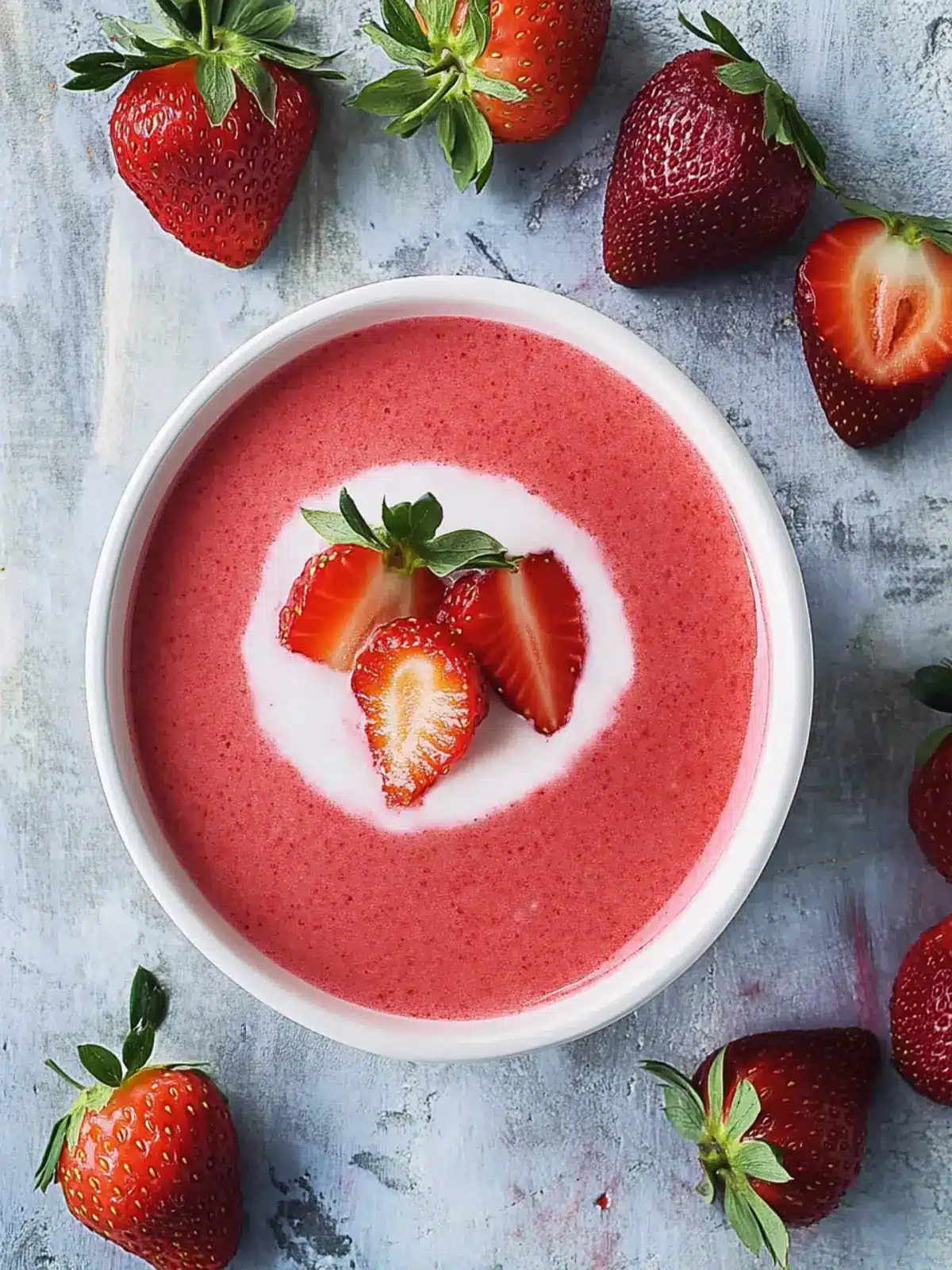Refreshing Cold Strawberry Soup You ll Love This Summer 2 Cold Strawberry Soup