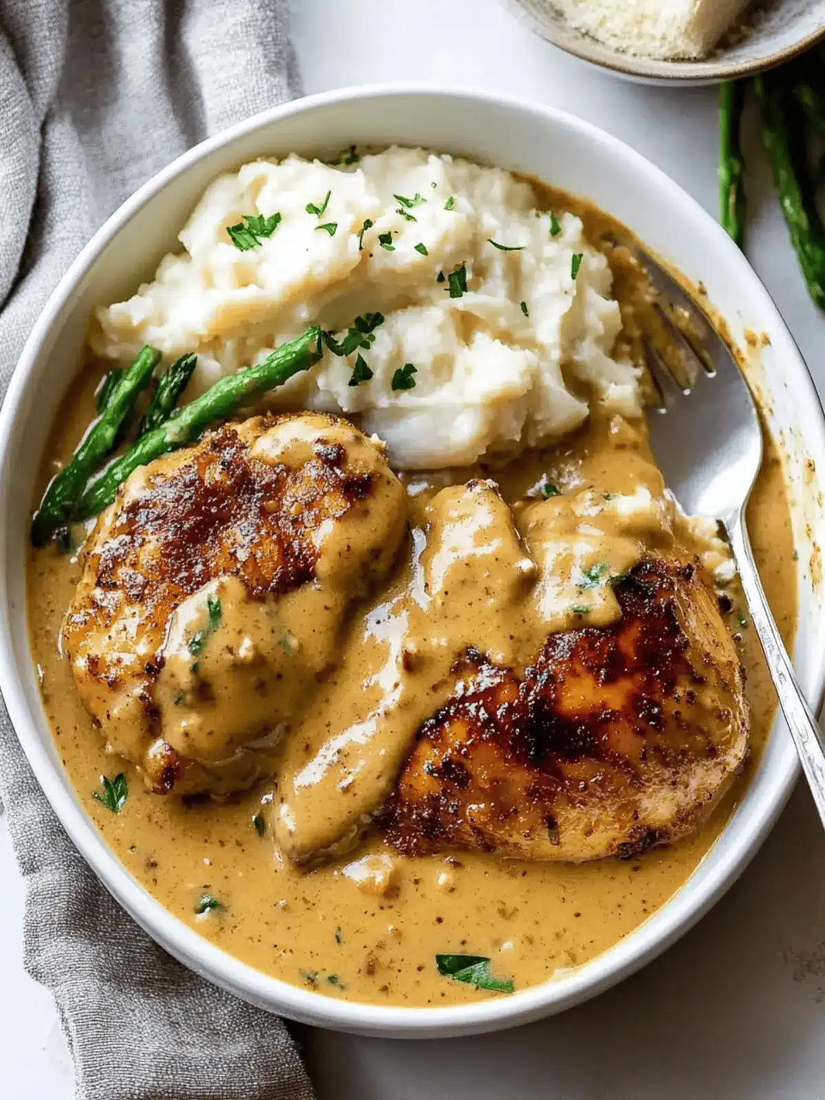 Creamy Garlic Chicken: One-Skillet Wonder for Weeknight Dinners 4 Creamy Garlic Chicken
