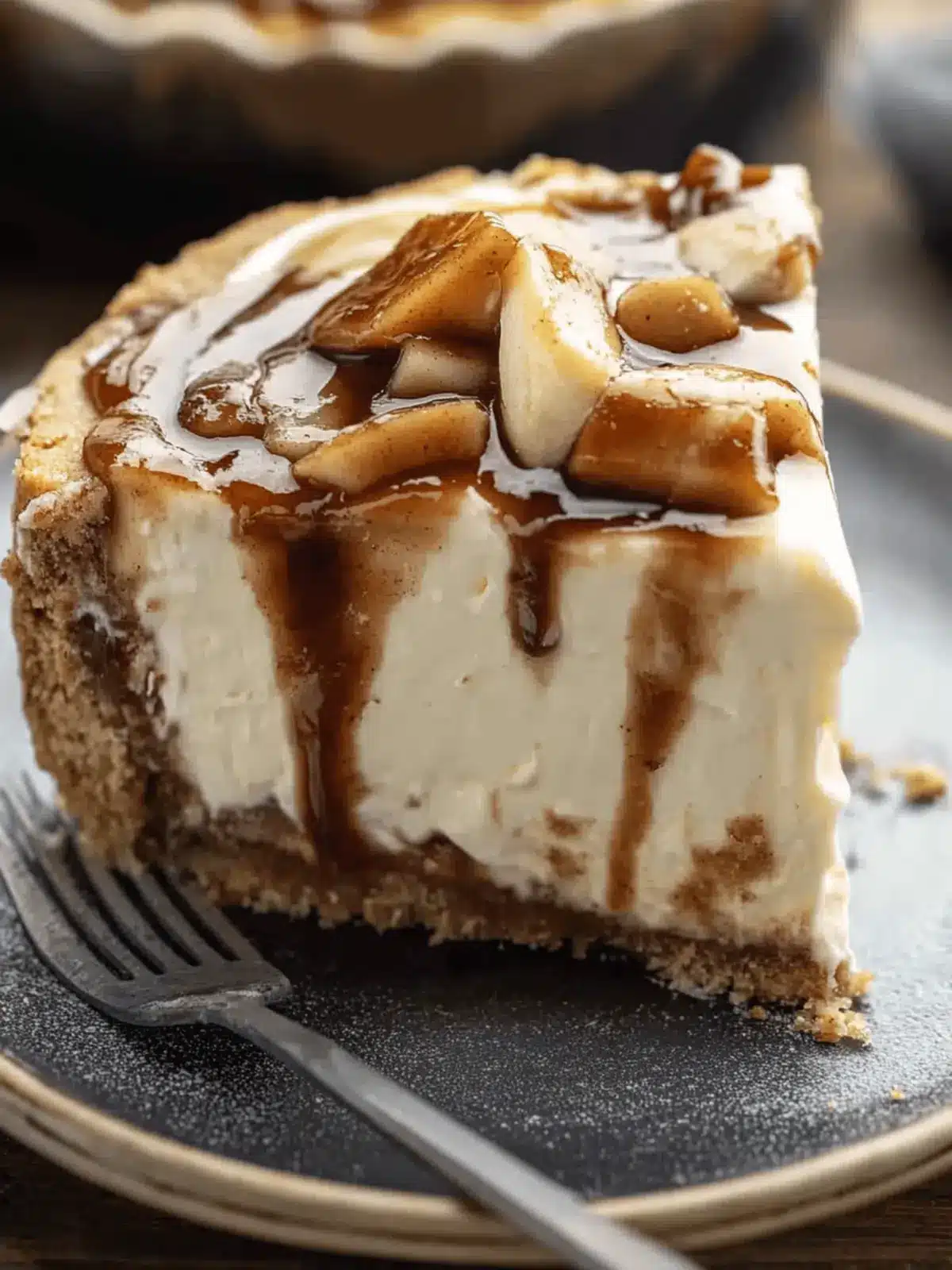 Creamy No-Bake Apple Butter Cheesecake for Effortless Indulgence 4 Apple Butter Cheesecake