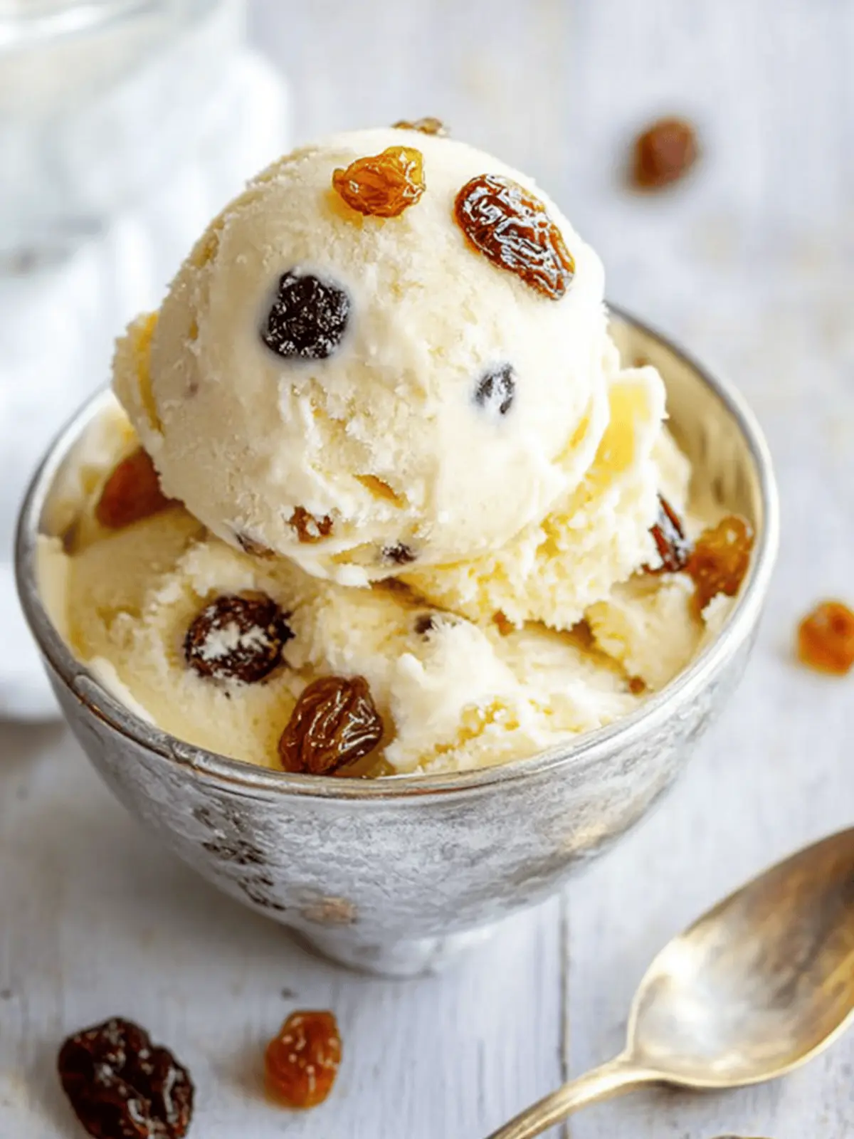 Delight in Homemade Rum Raisin Ice Cream, Your New Favorite Dessert 4 Rum Raisin Ice Cream