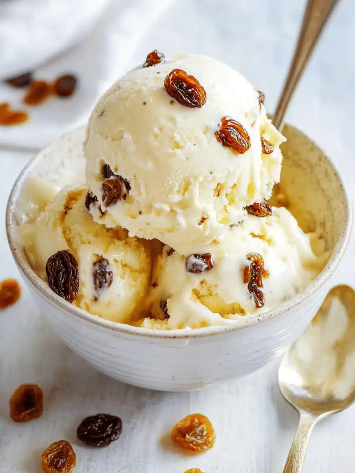 Delight in Homemade Rum Raisin Ice Cream, Your New Favorite Dessert 3 Rum Raisin Ice Cream