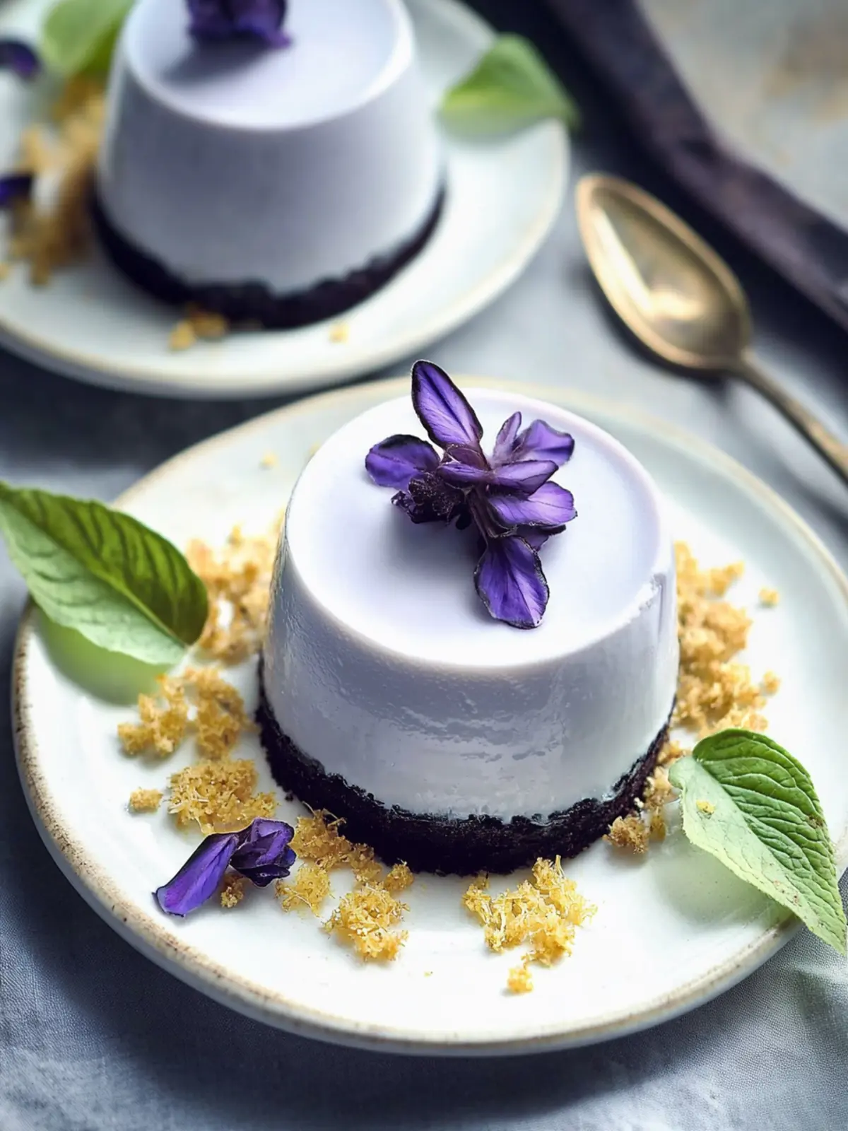 Delightful Butterfly Pea Infused Panna Cotta Recipe to Try 4 Butterfly Pea Infused Panna Cotta