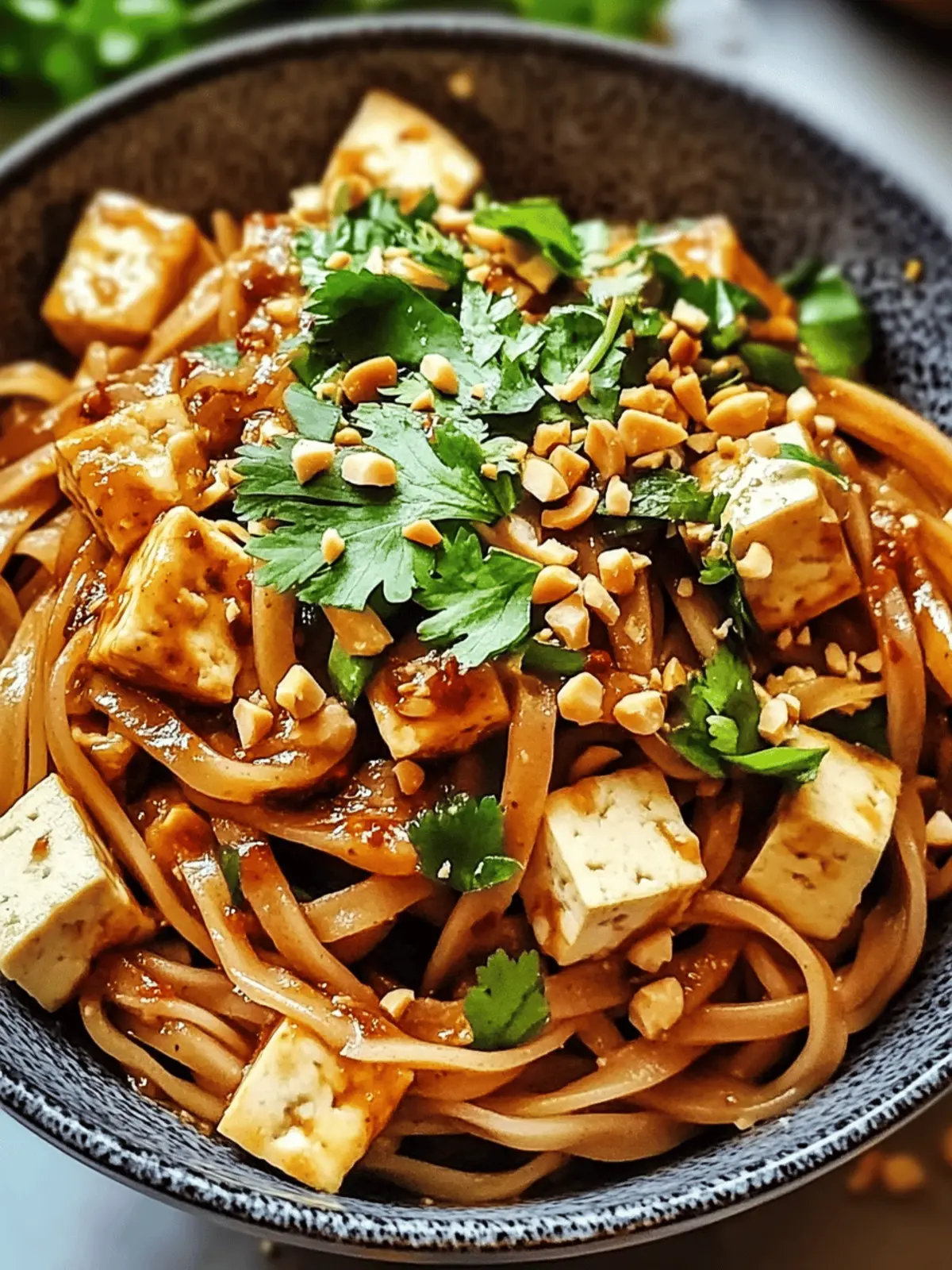 Delicious Thai Peanut Tofu Noodles for Comfort Food Lovers 2 Thai Peanut Tofu Noodles