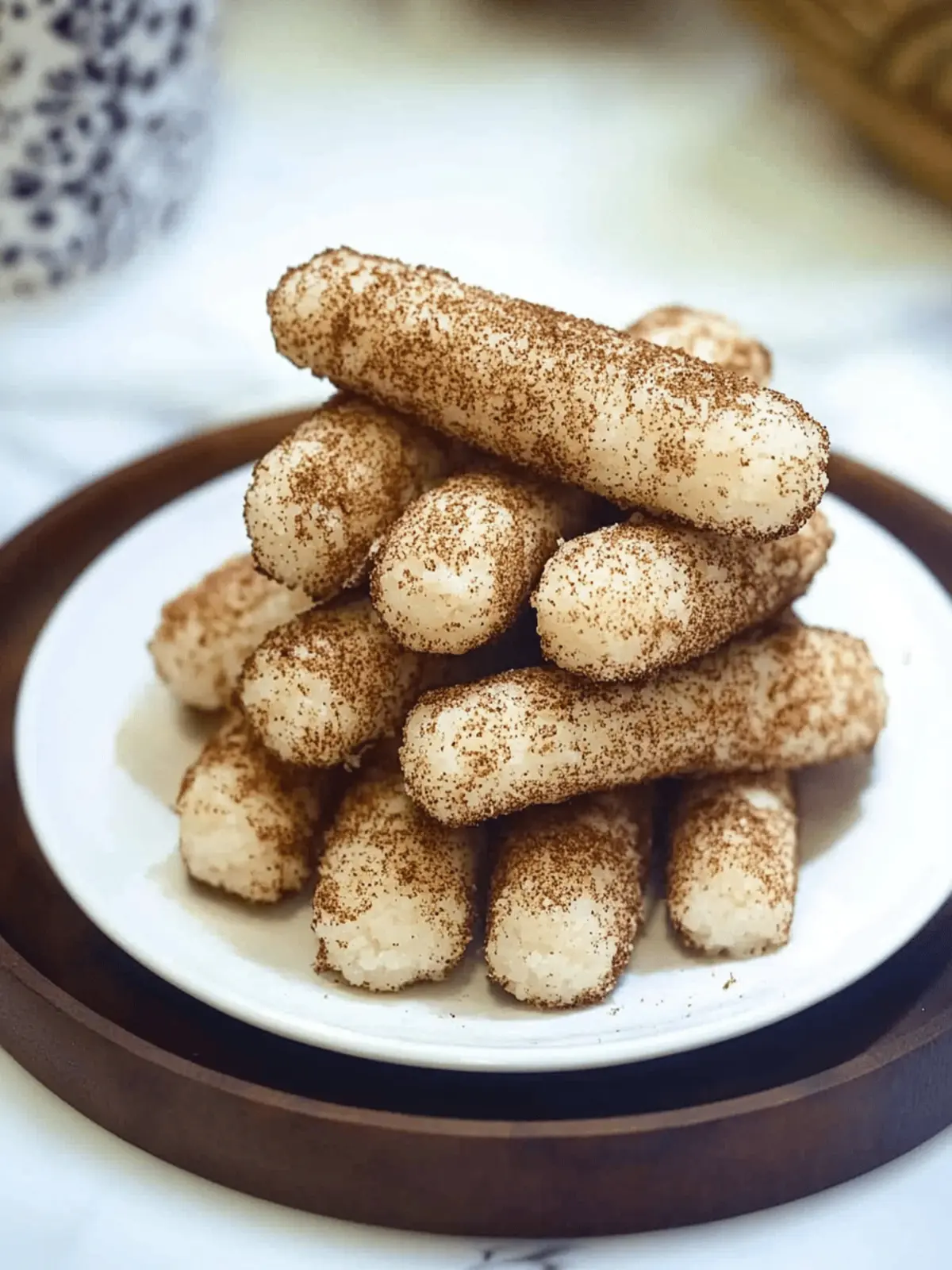 Deliciously Chewy Rice Cake Churros in Just 30 Minutes 3 Rice Cake Churros