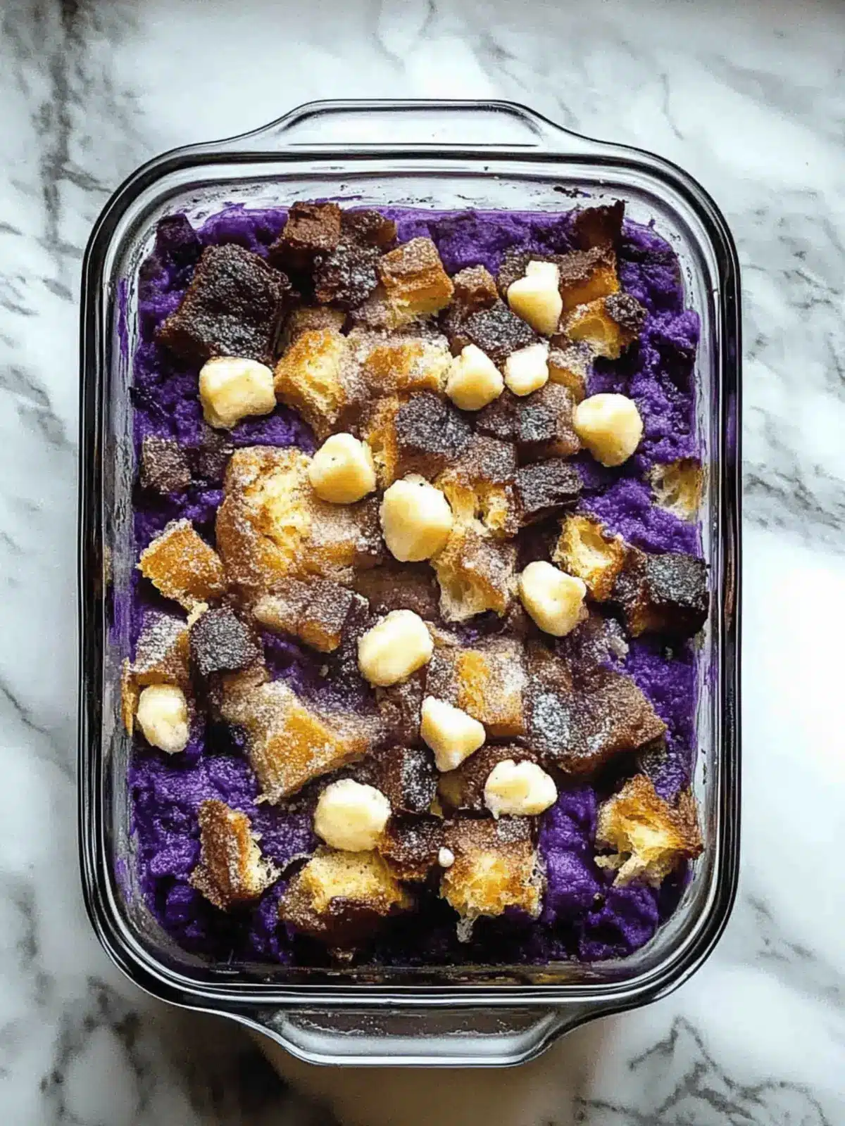 Delicious Ube Bread Pudding to Sweeten Your Day 2 Ube Bread Pudding