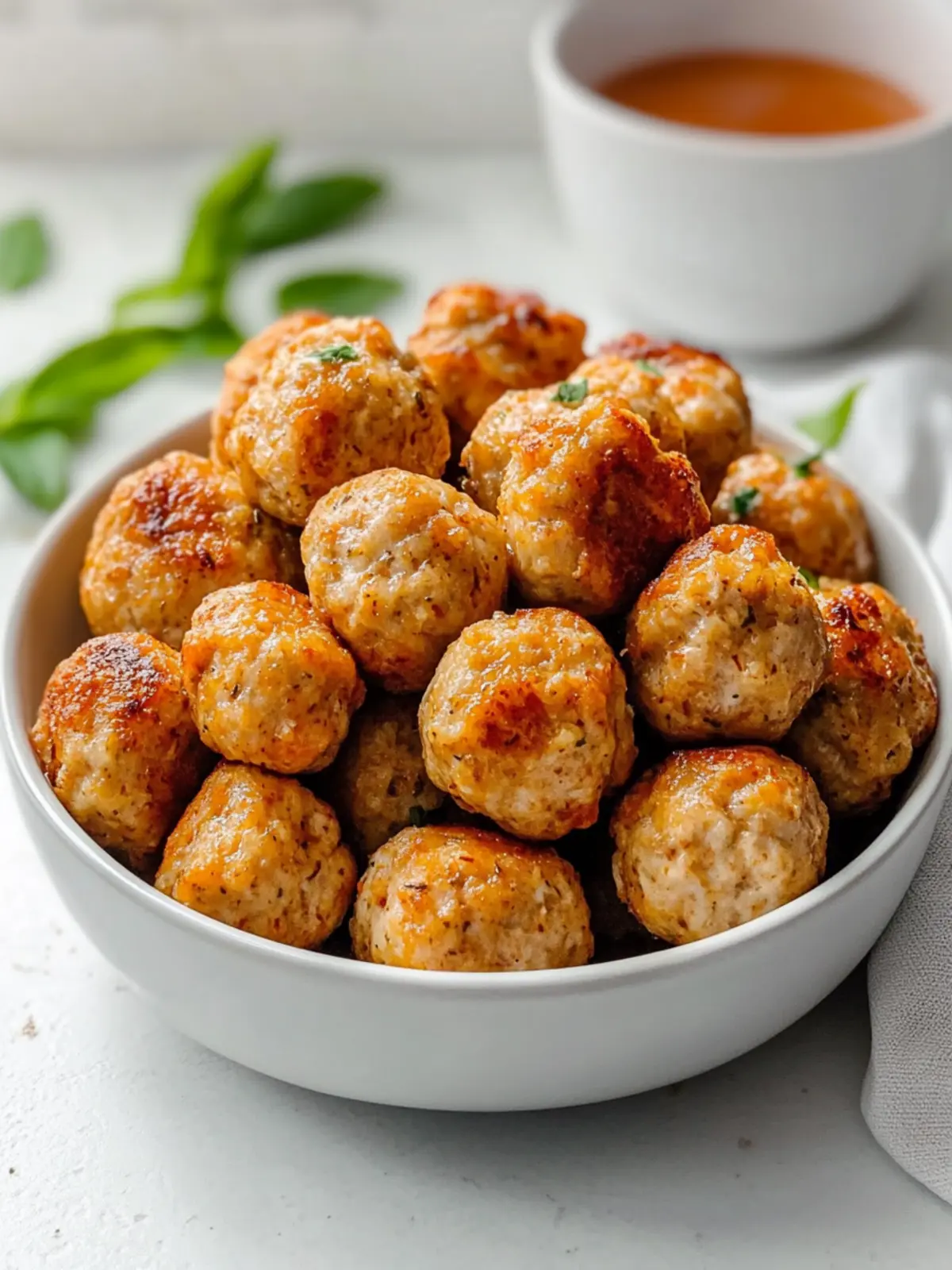 Tasty Air Fryer Chicken Meatballs for Effortless Weeknight Dinners 3 Air Fryer Chicken Meatballs