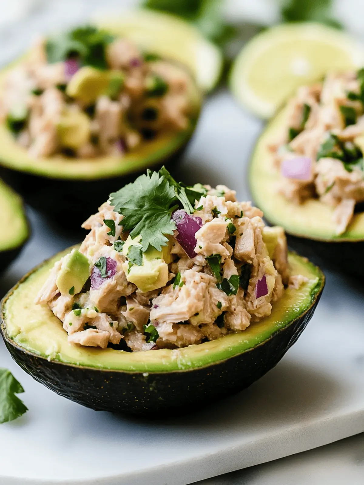 Tuna Stuffed Avocados: A Fresh Twist for Your Taste Buds 4 Tuna Stuffed Avocados