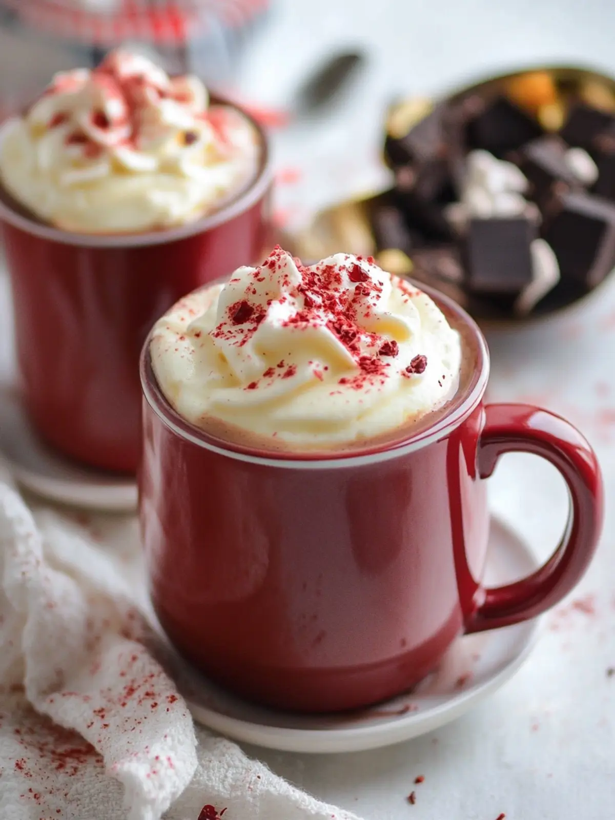 Decadent Red Velvet Hot Chocolate for Cozy Evenings 4 Red Velvet Hot Chocolate
