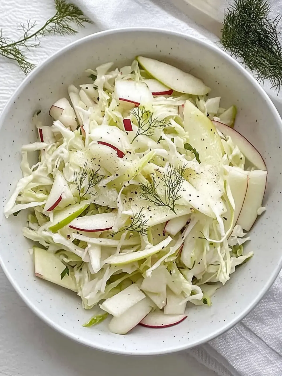 Fennel, Apple & Cabbage Slaw Salad for Fresh Flavor Boost 4 Fennel, Apple & Cabbage Slaw Salad