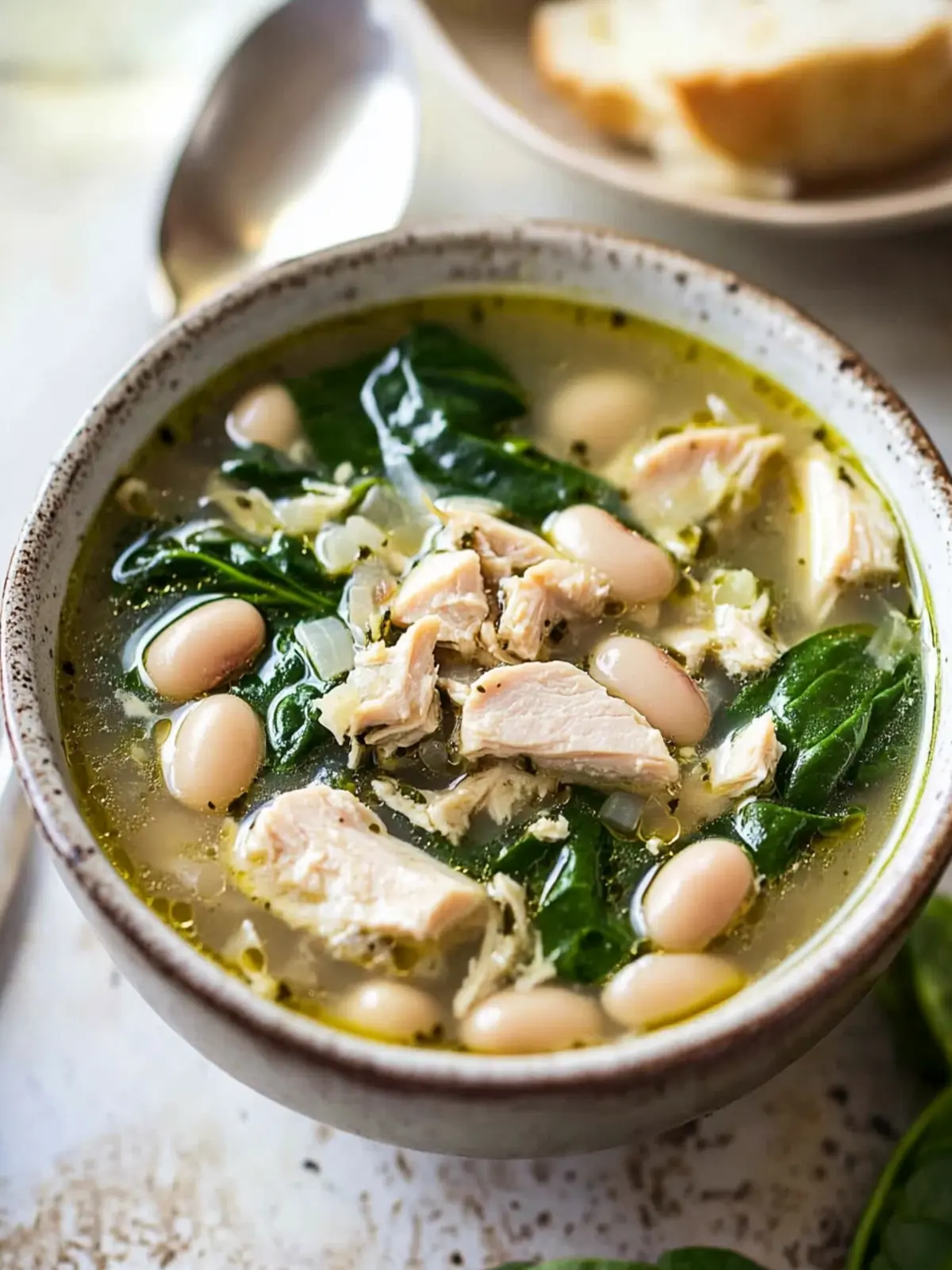 Wholesome Turkey and White Bean Spinach Soup You ll Crave 3 Turkey and White Bean Spinach Soup