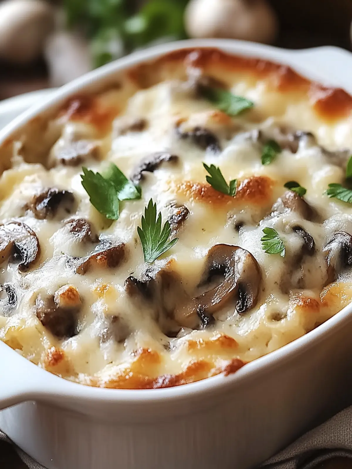 Mouthwatering Mushroom and Swiss Burger Casserole Recipe 3 Mushroom and Swiss Burger Casserole