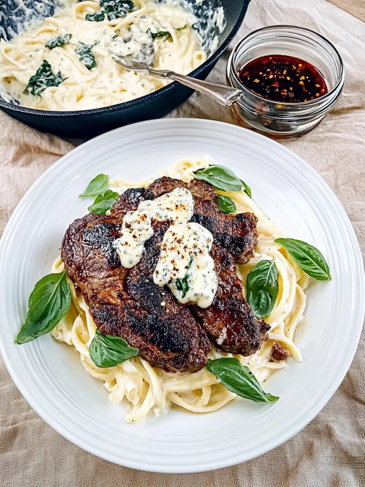 Savor Steak Gorgonzola Alfredo: A Creamy Comfort Dish 3 Steak Gorgonzola Alfredo