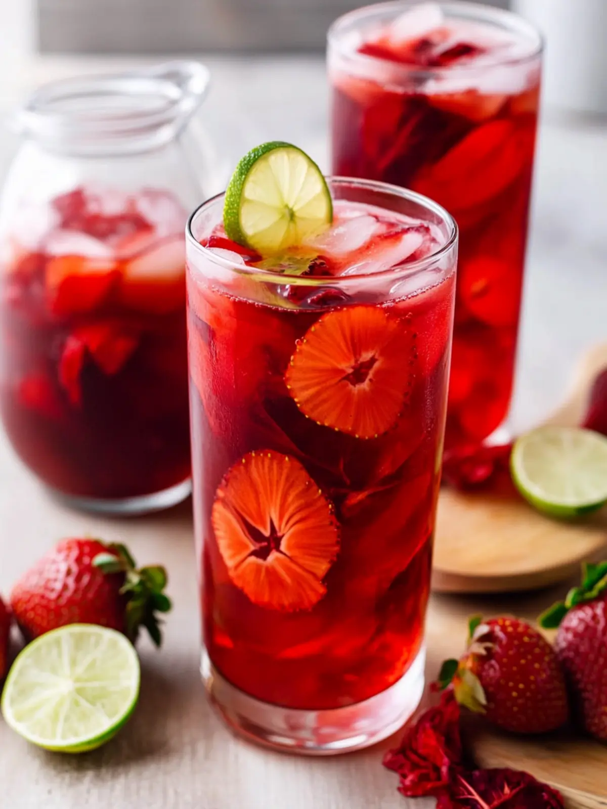 Chill Out with Refreshing Strawberry-Hibiscus Iced Tea 3 Strawberry-Hibiscus Iced Tea