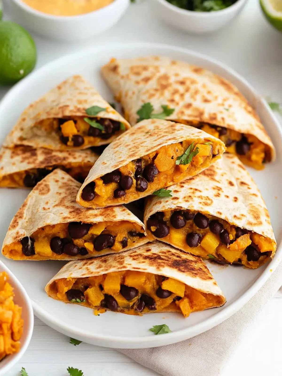 Irresistible Sweet Potato Black Bean Quesadillas Recipe 2 Sweet Potato Black Bean Quesadillas