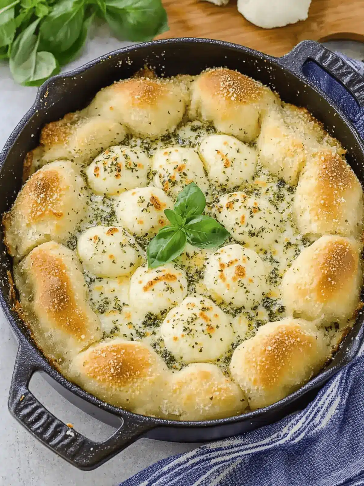 Creamy White Pizza Dip with Garlic Knots for Cozy Nights 4 White Pizza Dip