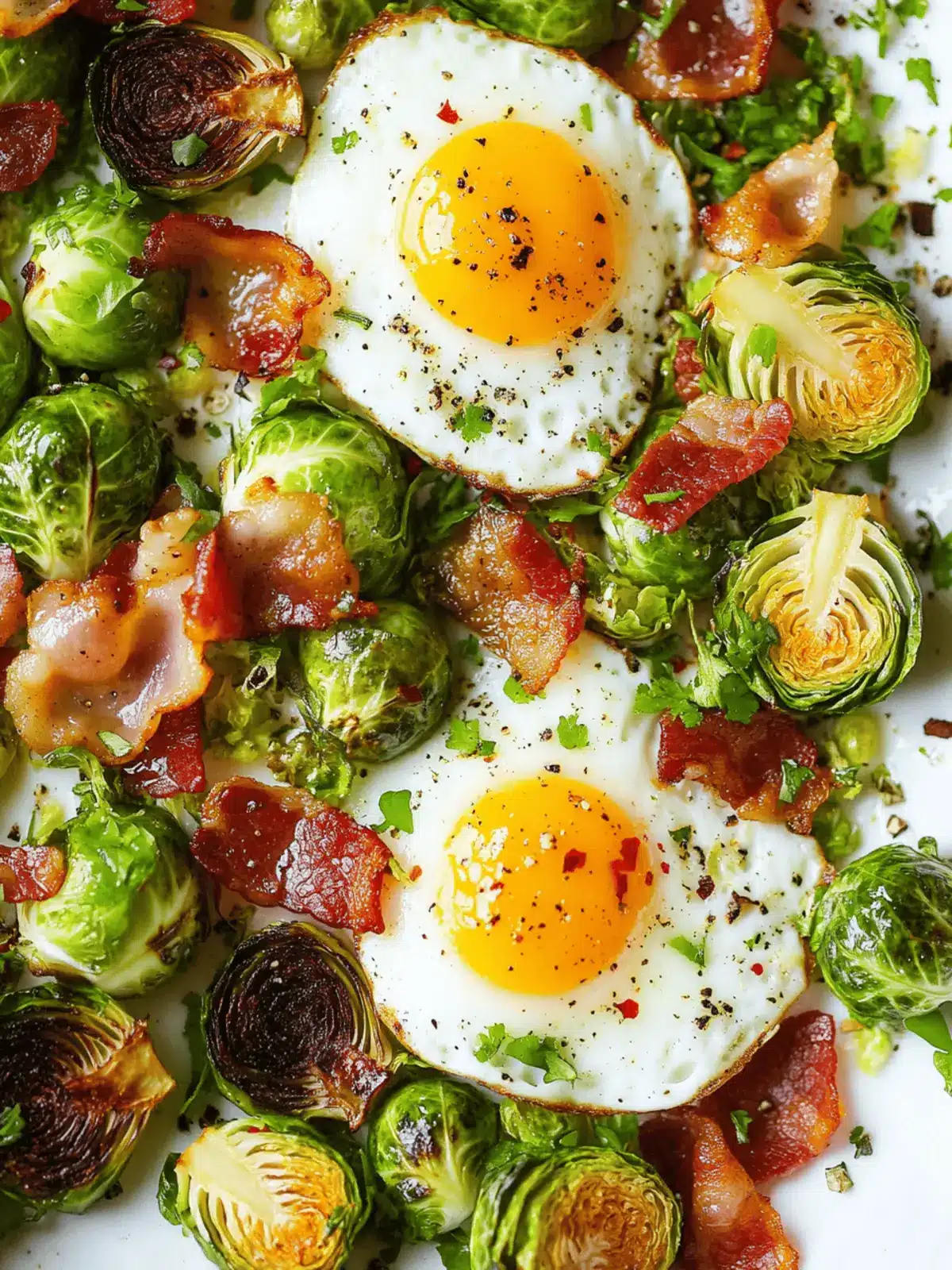 Brussels Sprouts, Eggs and Bacon: A Cozy Brunch Delight 4 Brussels Sprouts, Eggs and Bacon