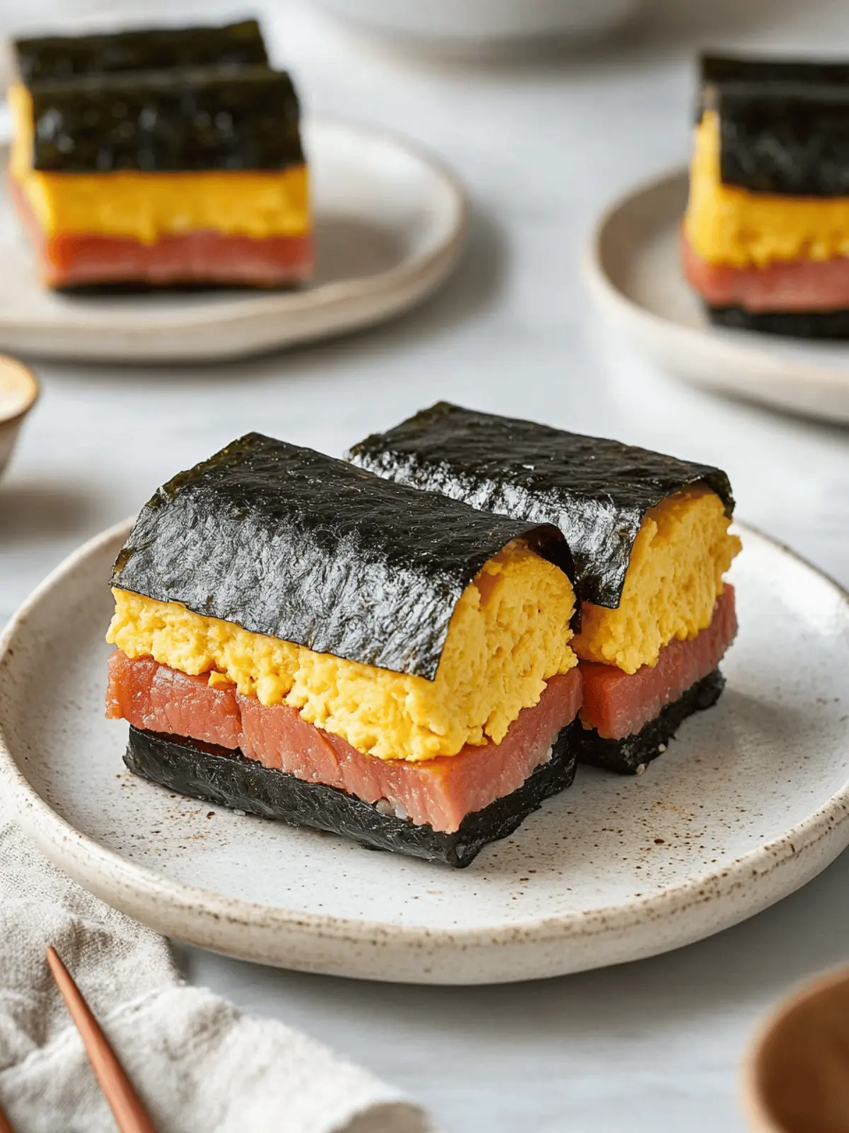 Spam Musubi with Egg: Your New Favorite Breakfast Fusion 2 Spam Musubi with Egg