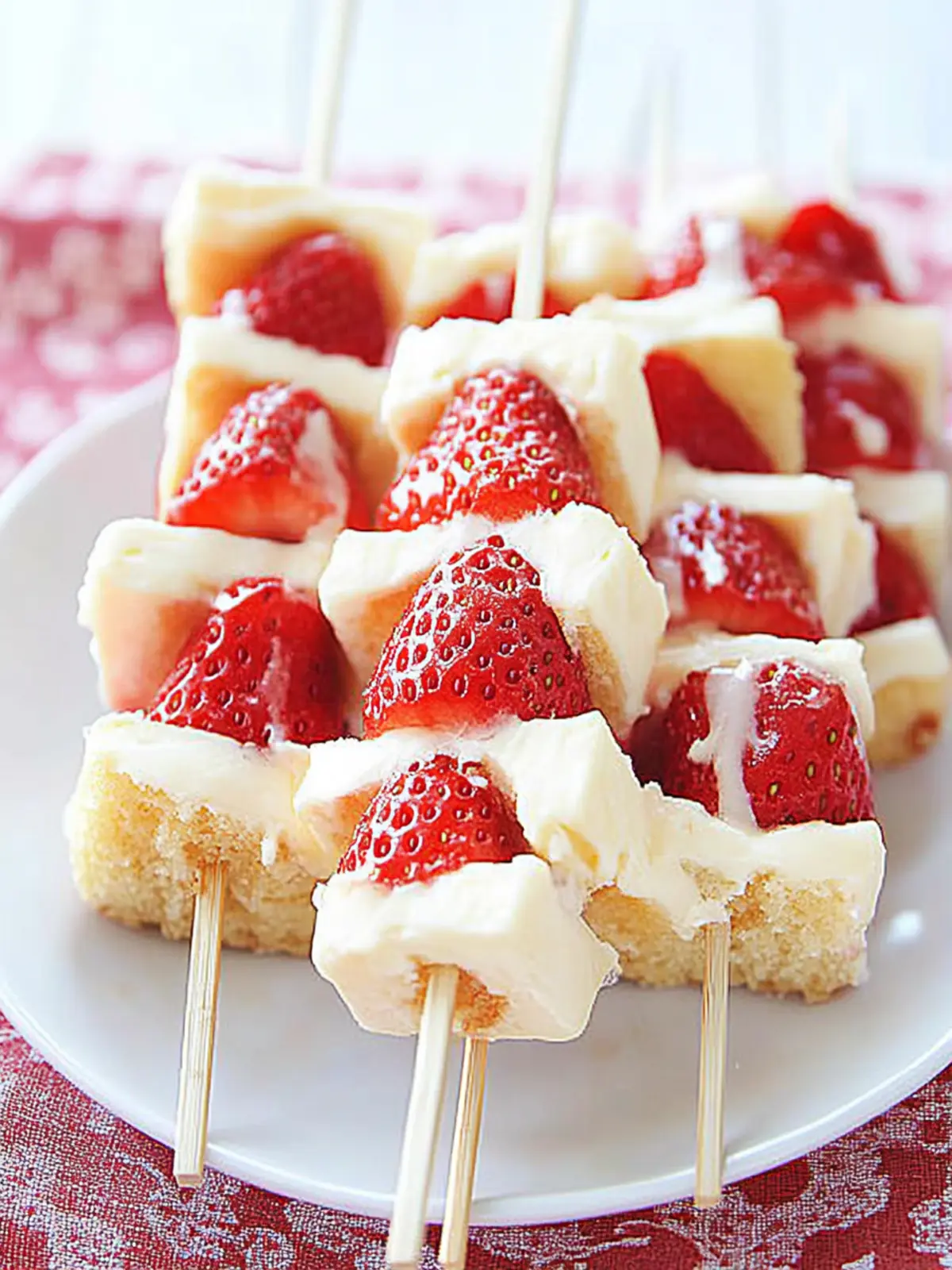 Delicious Strawberry Shortcake Kabobs for Sweet Summer Treats 2 Strawberry Shortcake Kabobs