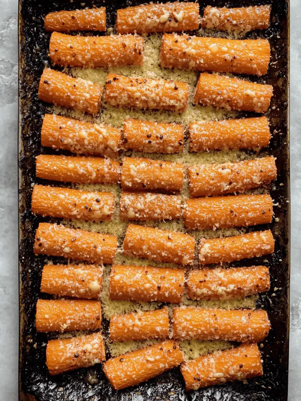 Crispy Parmesan Carrots: A Healthy Twist on a Classic Side 2 Crispy Parmesan Carrots