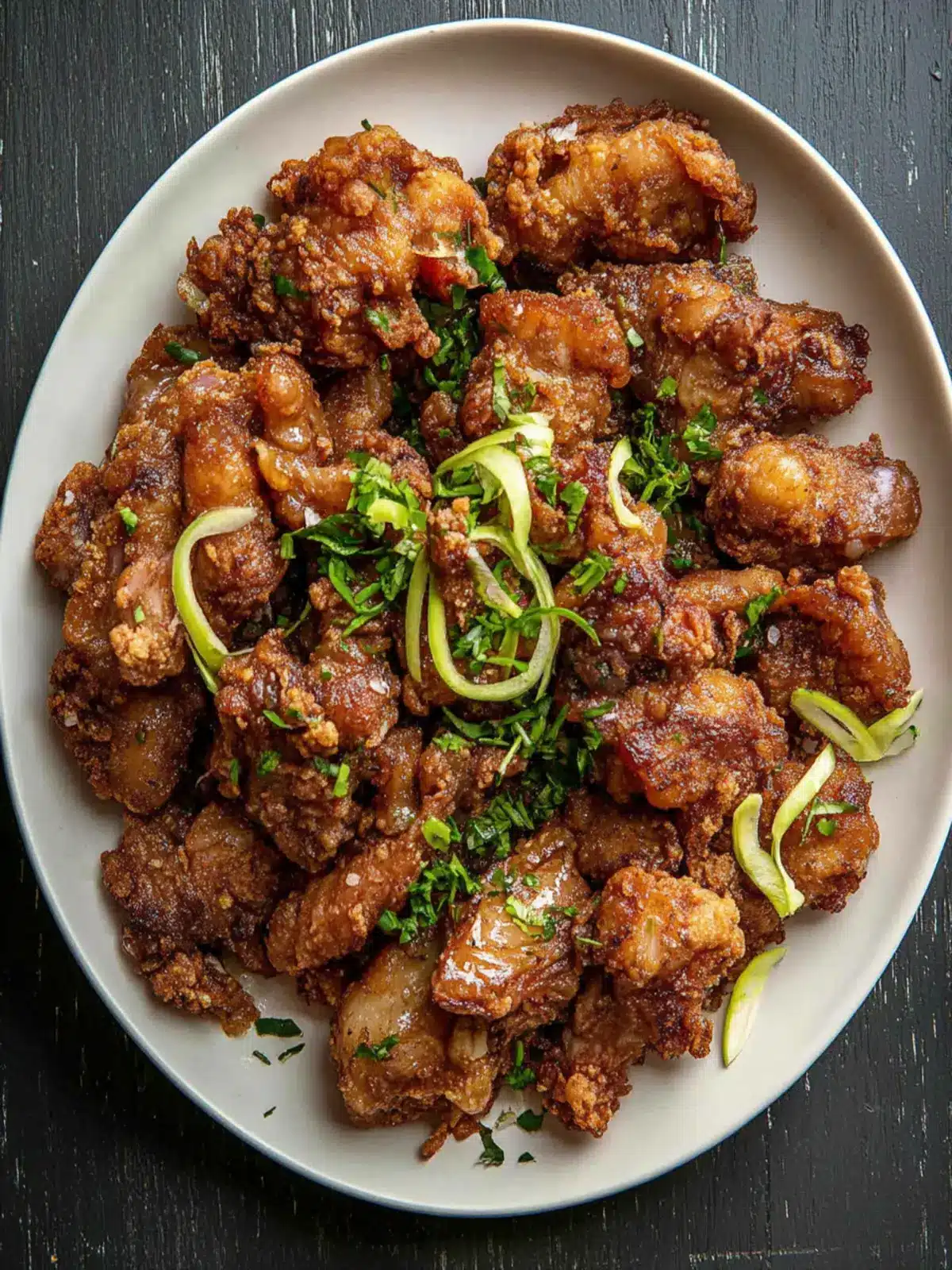 Crispy Fried Chicken Liver with Flavorful Onion Rings 4 Fried Chicken Liver