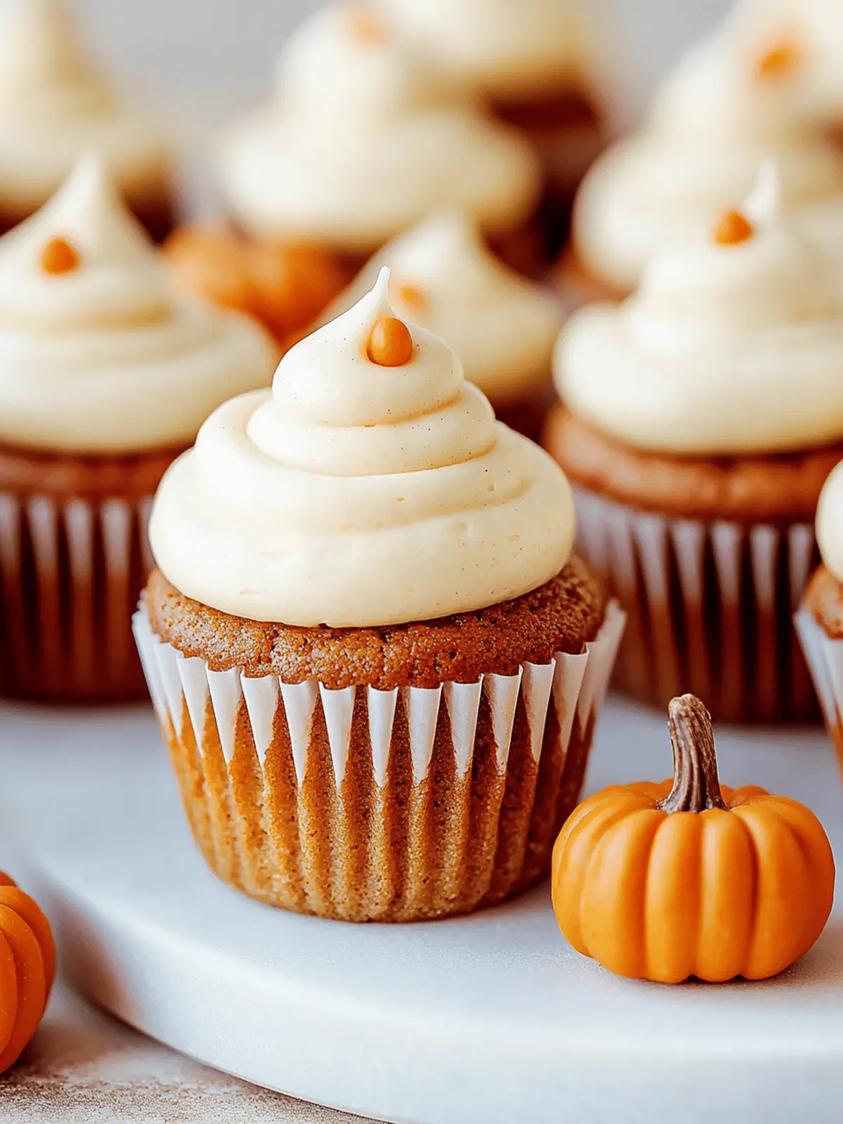 Pumpkin Cupcakes with Creamy Brown Sugar Frosting to Savor 2 Pumpkin Cupcakes