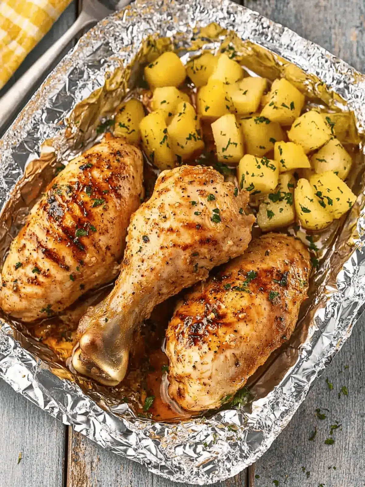One-Pan Chicken Foil Packs Bursting with Flavor and Easy Prep 4 Chicken Foil Packs