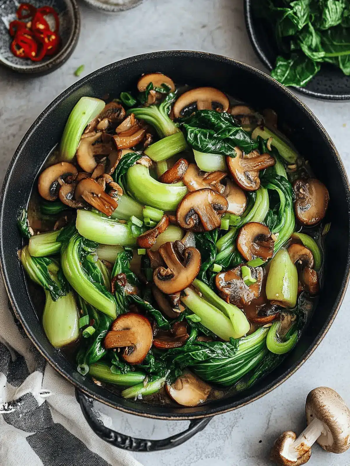 Delicious Bok Choy and Mushroom Stir Fry Ready in 20 Minutes 4 Bok Choy and Mushroom Stir Fry