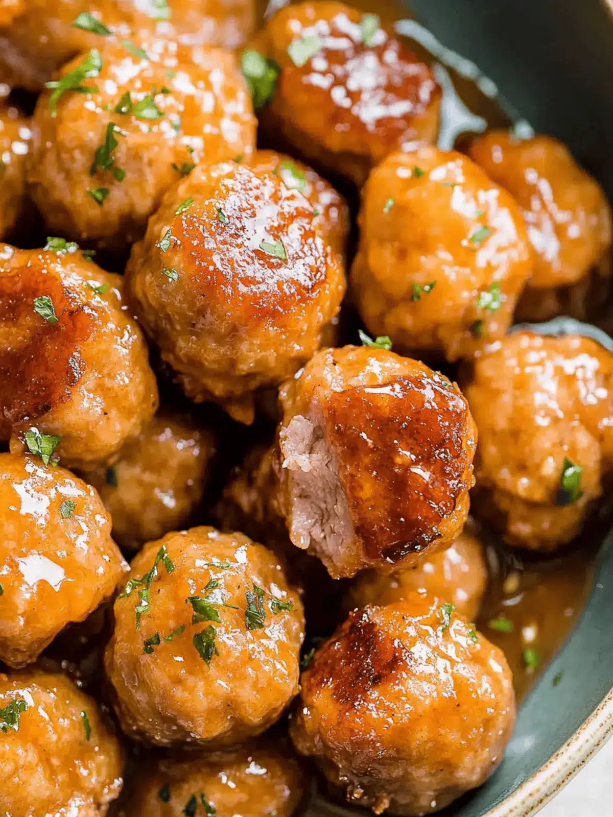 Delicious Ham Balls with Brown Sugar Glaze You'll Love 2 Ham Balls with Brown Sugar Glaze