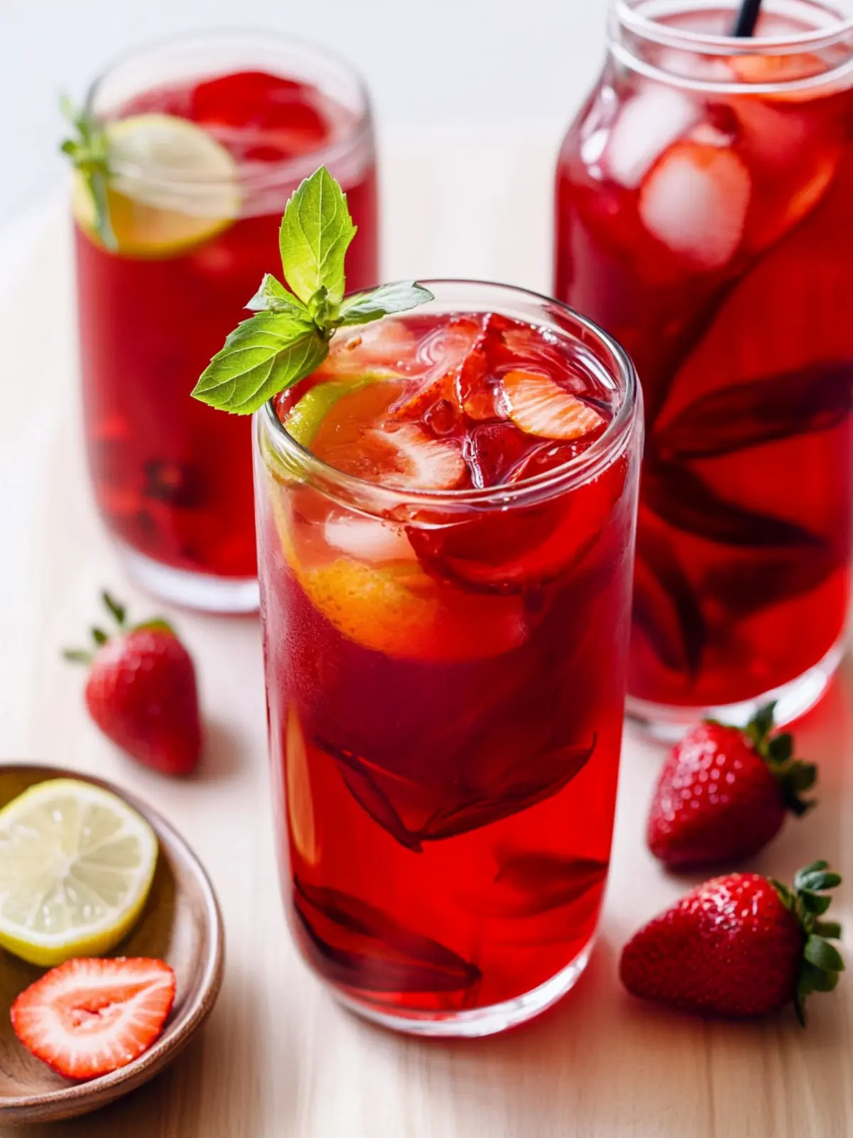 Chill Out with Refreshing Strawberry-Hibiscus Iced Tea 4 Strawberry-Hibiscus Iced Tea